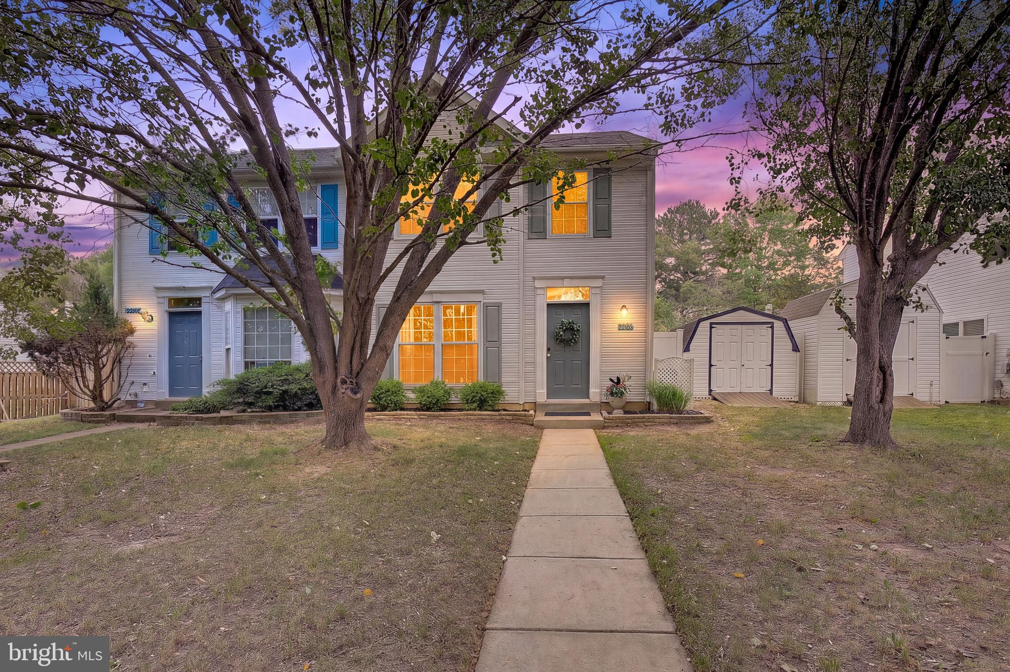 Thoughtfully updated and move-in ready, this charming townhome is tucked away on a quiet cul-de-sac and backs to a peaceful, tree-lined setting. The spacious floor plan offers modern updates throughout, making it the perfect place to call home.

The beautifully renovated kitchen is the heart of the home, featuring white cabinetry with soft-close drawers and deep pull-out storage, granite countertops, a large center island, open shelving, subway tile backsplash, farmhouse sink, slide-in range, stainless steel appliances, and a stylish stainless range hood.

Easy-maintenance  plank flooring flows throughout the main living areas. The spacious and inviting living room features large windows and  a cozy corner wood-burning fireplace.

Upstairs, the spacious primary suite boasts vaulted ceilings, a walk-in closet, and an en suite bath with double vanities. The upper level also features two additional bedrooms, a full hall bath, and a conveniently located washer/dryer.

Step outside to enjoy the private backyard, complete with a wood deck, fully fenced 6-foot white vinyl privacy fence, and a large storage shed. Additional updates include a new water heater (2025).

Conveniently located in Great Mills, this turnkey home offers easy access to shopping, dining, schools, and commuter routes. Offering the perfect blend of style, comfort, and convenience, this home is ready and waiting for its new owners.