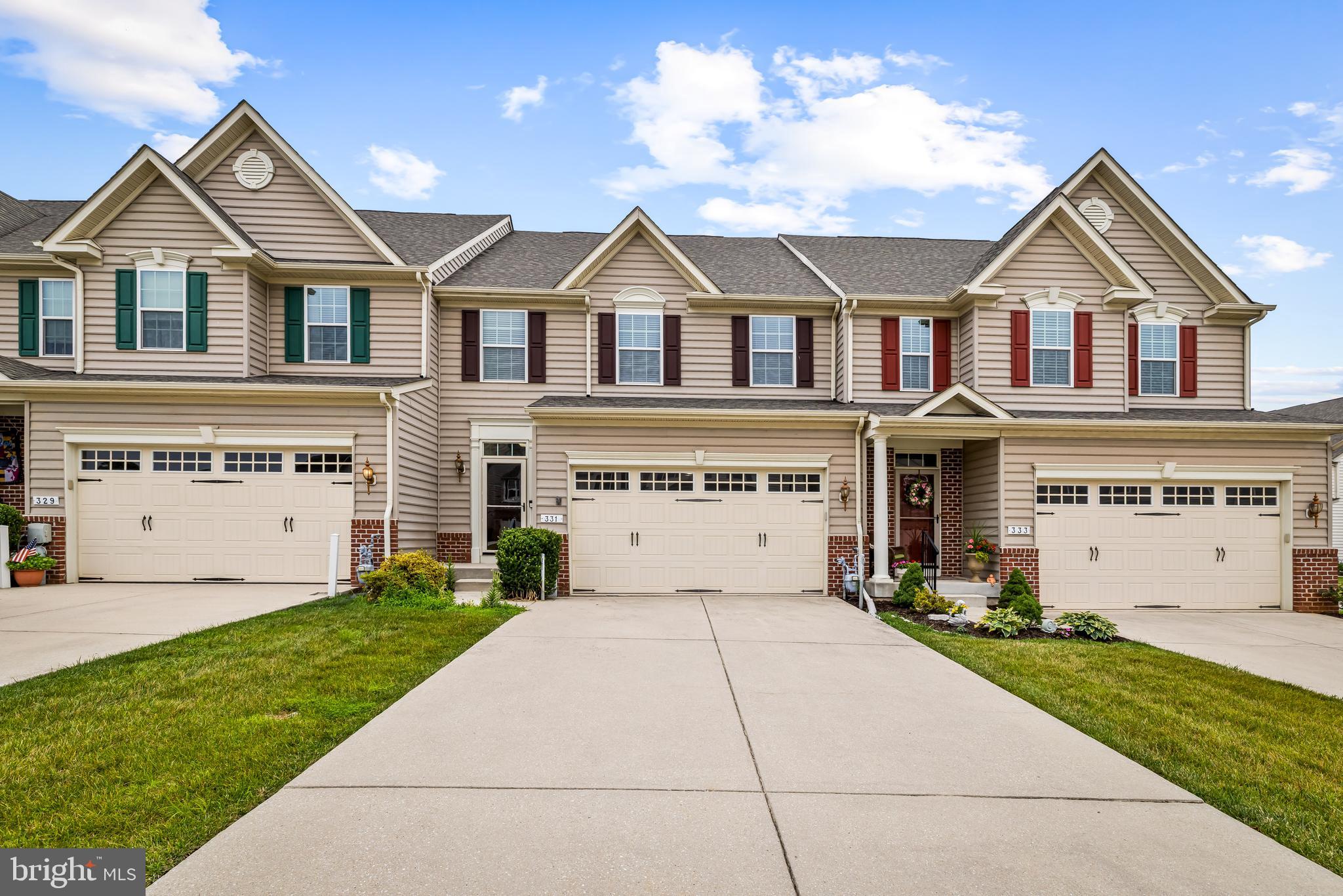 Are you ready to simplify your life? Come explore Fallston Commons, a 55 plus community conveniently located off Belair Road and close to Route 152. Tons of shops and restaurants nearby. This community offers a lifestyle you deserve, with a community pool and fitness center, lawn care, snow removal, and more. Pickleball courts? YES. Tennis courts? YES. Just lock the door and head South to see the family or spend winters in warmer climates. Fallston Commons makes life easier. If you are downsizing, you'll find that everything will fit easily into the 3800 square feet of 331 Tufton Circle.  A total of three bedrooms, two full, and two half baths. The main level offers a center hall leading to an open kitchen with all the amenities, including main level laundry just off the garage entry. Oh, and make sure to see the huge two-car garage. Also on the main level find a gigantic primary suite with bedroom, large bathroom with double sinks and a walk-in shower, and a large walk-in closet. The living room leads to the deck, perfectly placed for morning coffee or afternoon sips. Up on the second floor, find a center den with an overlook to the living and dining room spaces below. Also, there are two bedrooms, a full bath, and a huge storage room that can be converted to a home office. The lower level is fully finished with plush carpeting, a huge family room, and a half bath. The builders thought of everything and included a four-foot window with escape access in case of emergency. There's a storage room in the lower level, also. Similar homes in Towson sell for over $800,000.