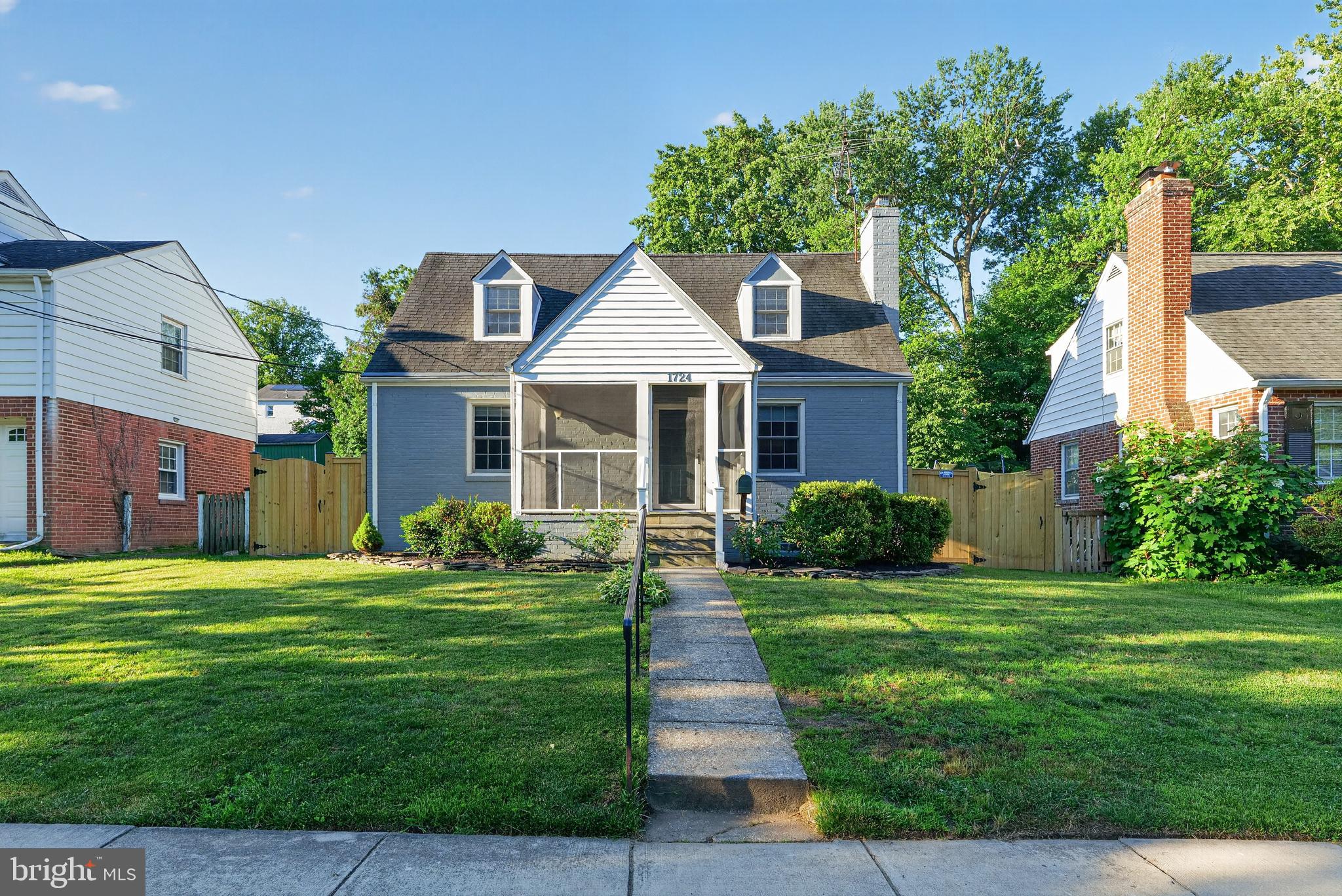 OPEN HOUSE Sunday June 14, 1-4...Presenting 1724 Dublin Drive—an expanded, beautifully maintained, renovated Cape Cod nestled in the heart of the desirable Forest Estates subdivision. Situated on a quiet street, this charming home is surrounded by mature tree-lined streets, sidewalks, and convenient access to public transportation, shops, and popular parks.
It features four bedrooms, two full bathrooms, a walk-in closet in the primary bedroom, a main-level office, hardwood floors throughout, a clean-burning gas-insert fireplace, built-in bookshelves, newer windows, an optional whole-house water filtration system, Bosch and GE Café appliances, and a backyard ideal for both everyday living and entertaining. The result is a seamless blend of classic charm and modern functionality you will love to make your own.
The addition completed in 2019 significantly enhances the home's living space, expanding the kitchen, dining, and family room areas. The basement is a blank canvas.  With a traditional recreation area and large utility room, it was also expanded, adding almost 550 sq ft to the home's below-grade finished space. 
The property also includes an existing curb cut, should a future owner wish to install a formal driveway, though on-street parking is available and convenient.
With convenient access to Forest Glen Metro a short distance away, I-495, downtown Silver Spring, and Wheaton. Nearby shopping includes Target, CVS, Giant, and ALDI. Residents enjoy sidewalks throughout the neighborhood, access to Sligo Creek Trail, Forest Grove Park, and Getty Park with its Tennis/Pickle Ball courts and popular farmers' market. It’s an active community hosting annual events, including a Halloween parade and party. Combining convenient amenities, green spaces, and commuter-friendly access, this location offers an exceptional balance of nature and connectivity. *The measurements are provided by a third party and not the assessors.