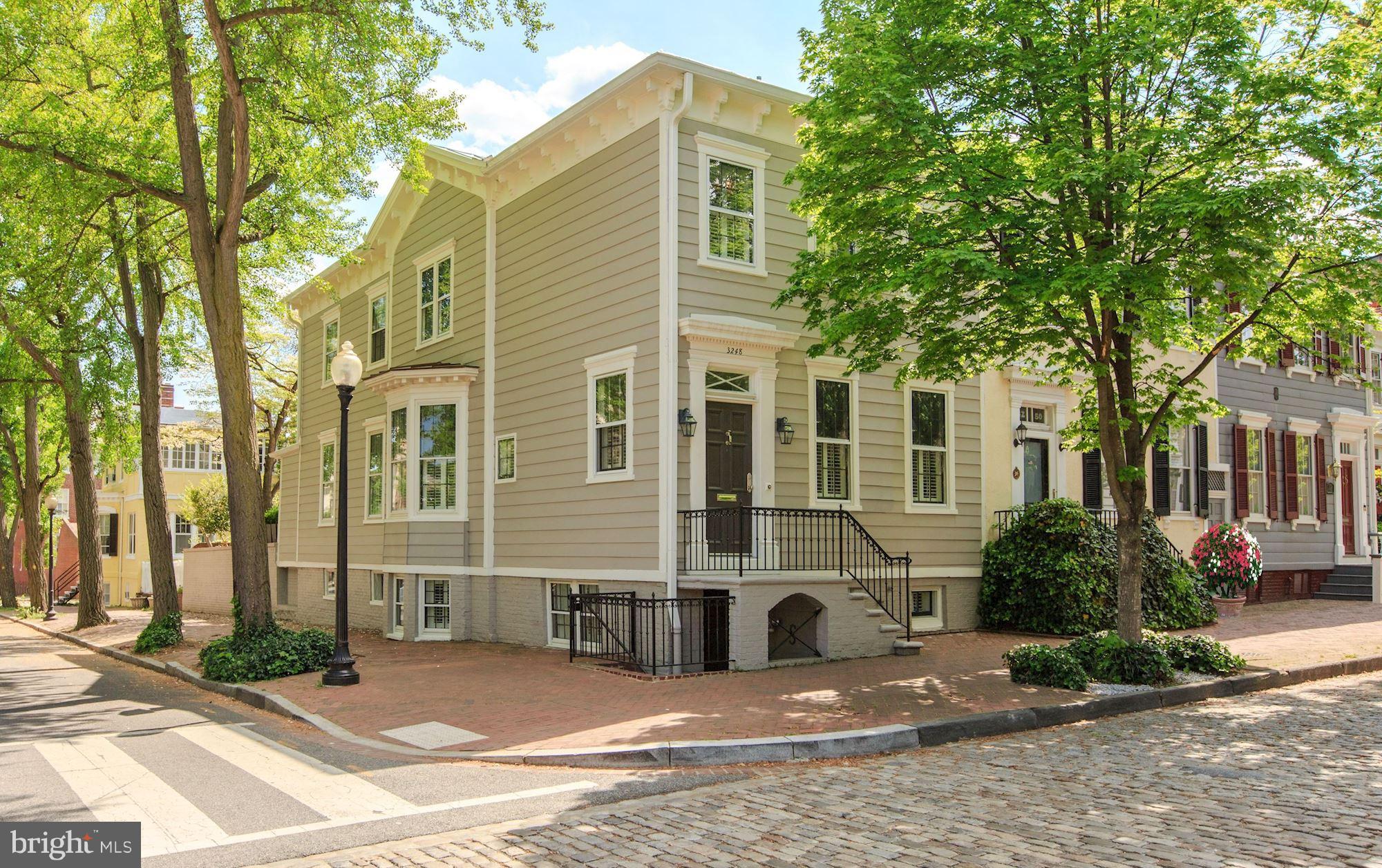 Stunning renovation by Cecchi Homes in the heart of Georgetown. Sunny + bright 4BR/3.5BA semi-detached home with fabulous open floor plan. Gourmet kitchen with large marble island opens to family room with wall of sliding glass doors leading to rear deck and brick patio. Beautiful master suite with Waterworks en suite bath. Spacious LL with private entrance. RENTAL PARKING AVAILABLE NEARBY.