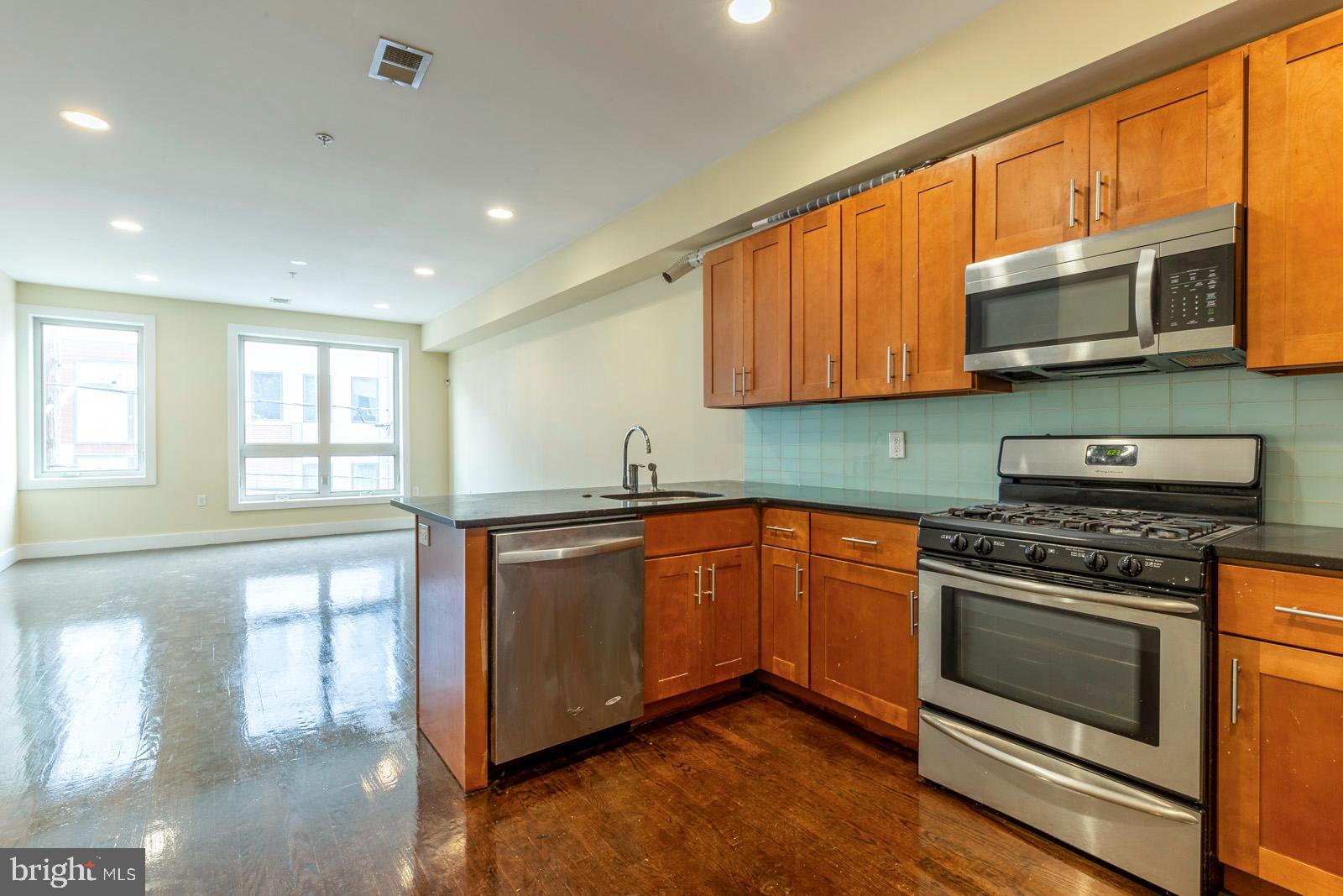 Available Early April:

Experience the magic of 838 N 15th St #B! This beautiful 3 bedroom, 3 bathroom bi-level apartment features OFF-STREET GARAGE PARKING, a private roof deck, central A/C, laundry, and stunning finishes throughout. Enter the unit into a hallway with a bathroom and coat closet directly ahead. The living area offers an open floor plan with hardwood floors and recessed lighting. There are large windows for sunlight and great space for living room and dining room furniture. The modern kitchen boasts gorgeous cabinetry, ample prep space, tile backsplash, and a full lineup of stainless steel appliances. Head upstairs to view your 3 bedrooms and 2 full bathrooms, plus a hall closet with your stacked washer and dryer. The back bedroom and middle bedroom are both spacious and bright with good closet space and a jack & jill bath that connects them. The bathroom is equipped with a modern vanity for storage and a fully tiled bathtub-shower combo, and is accessible from 2 bedrooms. Your sun-soaked primary suite at the front is huge, offering great space for a king sized bed, a walk-in closet, and an attached bathroom with a beautifully tiled shower stall.  Follow the spiral staircase to your large, private roof deck - perfect for entertaining in the warmer months! There's 1 off-street garage parking spot included with your rent - schedule a tour today!

About The Neighborhood:

Francisville is a beautiful neighborhood with tree-lined streets and great restaurants, cafes, and shopping. You’ll be close to Temple University and just a few blocks from public transportation options on Broad Street and Girard Avenue. Walkable to Francisville Playground, Eastern State Penitentiary, The Met Philadelphia, and Girard College. Neighborhood favorites include Bold Coffee Bar, Lorraine, Bar Hygge, Thirsty Dice, Urban Saloon, Cambridge Street Coffee House, Kurry Shack, and more!

Lease Terms:

Generally, first month, last month, and one month security deposit due at, or prior to, lease signing. Other terms may be required by Landlord. $55 application fee per applicant. Strictly, no pets. Tenants responsible for: electricity, gas, water, and cable/internet. Landlord Requirements: Applicants to make 3x the monthly rent in verifiable net income, credit history to be considered (i.e. no active collections), no evictions within the past 4 years, and must have a verifiable rental history with on-time rental payments. Exceptions to this criteria may exist under the law and will be considered.