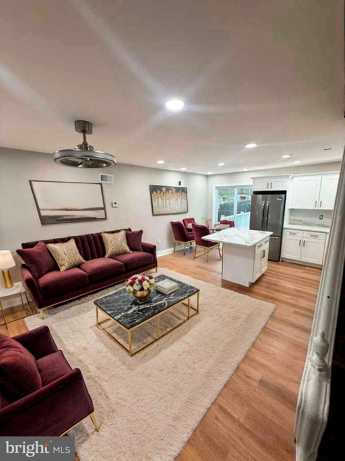 Welcome to this stunning property located in a vibrant neighborhood🏡! Step inside to discover a meticulously designed home boasting a wealth of modern amenities, and beautiful new floors. The first floor welcomes you with an Charming living room and dining area, adorned with a soaring ceiling featuring built-in lights, creating an inviting ambiance for entertaining or relaxation. There is a brand-new, kitchen with abundant cabinet space. Step out back to your rear deck for undwinding after a long day. . Ascend to the second floor, where you'll find three generously sized bedrooms🛏️ . A full renovated ceramic bathroom on this floor , provides a serene retreat for unwinding after a long day. 💯A finished basement provides even more versatile space, complemented by built-in lights and a full bathroom With its thoughtful layout and upscale finishes throughout, this property offers modern living. Don't miss the opportunity to make this your new home sweet home! Schedule a showing today to experience the luxury and comfort firsthand.🌟