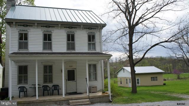 Well maintained farm house nestled in a peaceful setting among farmland & the Heritage Rail Trail * Pride of 45 years of ownership is evident * Wonderful country kitchen perfect for family gatherings * New septic system, well pump & water heater in 2013 * New furnace in 2009 * New metal roof in 2002 * 200 AMP breakers * 360 sq ft barn + 884 sq ft block garage *