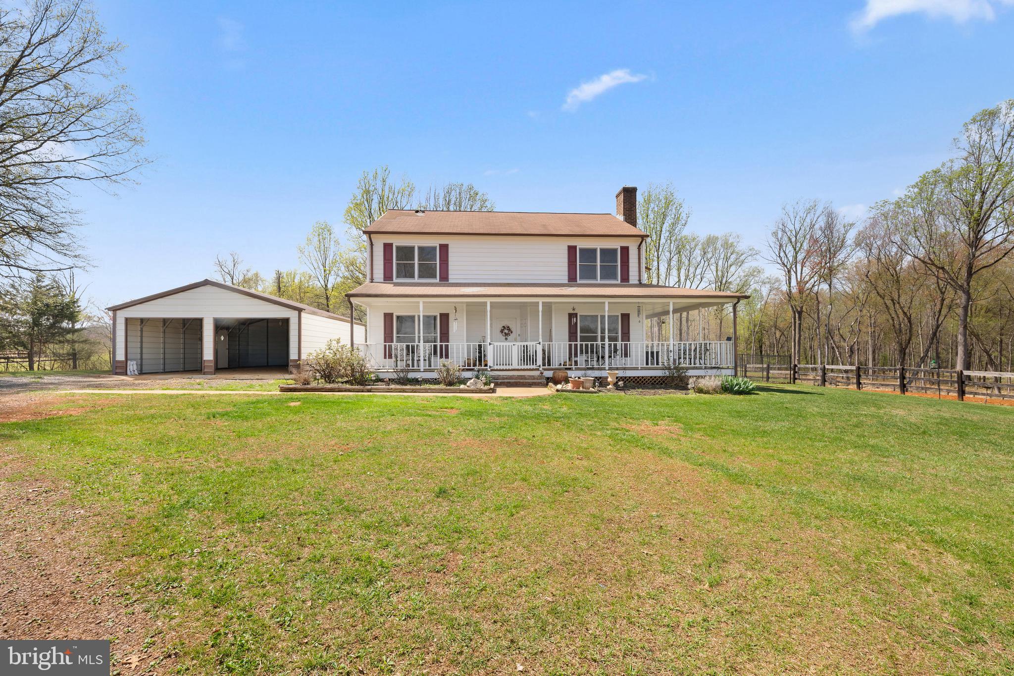 If you’ve been searching for a refined horse property near Keswick/Bull Run Hunt Country where every detail supports both horse and rider and where you can ride directly from your farm into a like-minded equestrian community, this is the one that truly delivers.

Tucked behind a private gated entrance, this thoughtfully designed 15 acre property offers a seamless blend of functionality, flow, and everyday convenience. The land has been carefully laid out to support efficient horse management, featuring multiple well-positioned paddocks that allow for easy rotation and optimal pasture use. Each paddock is equipped with automatic waterers, ensuring consistent access and simplifying daily routines.

Round bale feeders are already in place, minimizing waste and streamlining feeding, while multiple run-in sheds provide dependable shelter throughout the seasons. The layout is both practical and intentional, allowing for smooth movement between paddocks, easy equipment access, and clear sightlines so you can keep an eye on your horses without ever leaving the house.

Whether you’re managing a small private setup or looking for a property that can comfortably support additional horses, the infrastructure is already here making this a true turn-key equestrian opportunity. If you want to add a barn viola your horse property will be complete.

And what truly sets this property apart is the direct access to riding trails. Step out, tack up, and ride straight into an established horse community, no hauling, no hassle, just immediate access to the lifestyle you’ve been looking for.

Beyond the house, a separate fenced dog area ensures your other four-legged companions have their own safe and secure space to enjoy.

The home itself offers a warm, elevated retreat that complements the land beautifully. Hardwood floors run throughout, and a stunning library with a fireplace creates the perfect space to unwind after a day in the saddle. With 4 bedrooms and 2.5 bathrooms, there is ample room for family, guests, or a dedicated home office.

A new roof is currently set to be installed May 14th, adding long-term value and peace of mind, while a whole-home generator ensures you’re prepared in every season.

This is more than a property, it’s a fully realized equestrian lifestyle. Mornings on the front porch, effortless rides from your own land, and quiet evenings by the fire, this is where it all comes together.

One hour and 30 minutes to Lexington Horse Center, 33 minutes to Charlottesville. VRSVA is about 5 minutes down the road.