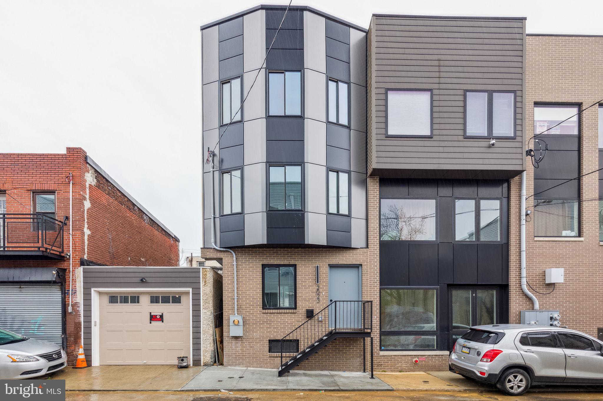 Stunning newer-construction townhome in the heart of Philadelphia featuring modern finishes and thoughtful design throughout. This spacious residence offers an open-concept floor plan with wide-plank flooring, abundant natural light, and a contemporary kitchen with sleek cabinetry, quartz countertops, and a large center island perfect for entertaining.

The home includes generously sized bedrooms, beautifully appointed bathrooms with designer tile and upscale fixtures, and ample closet space. The primary suite offers a luxurious spa-like bathroom complete with dual vanities and an oversized walk-in shower.

Enjoy multiple outdoor living spaces, including a private rear patio and an expansive rooftop deck with panoramic city views. Additional features include recessed lighting, modern mechanical systems, and a stylish exterior façade that complements the surrounding neighborhood.

Conveniently located near Northern Liberties and Fishtown, this property provides easy access to restaurants, shopping, entertainment, public transportation, and major roadways.

8 years left on tax abatement