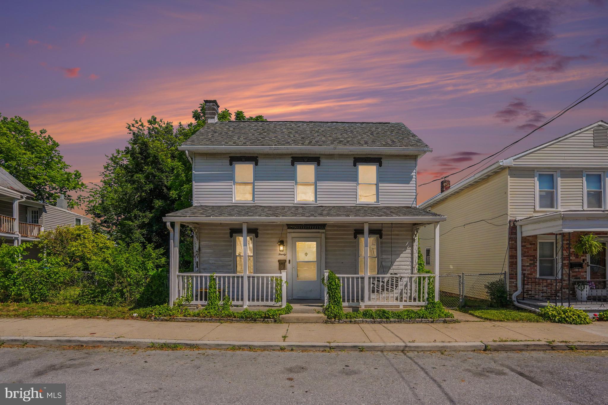 Classic charm and modern updates come together in this 4-bedroom, 1.5-bath home in the heart of Old Town Mechanicsburg. Offering over 1,800 square feet of living space, this detached home features a brand-new roof installed in 2025, a new water heater, spacious rooms, main-floor laundry, and a flexible layout ready for your personal touch.

Enjoy relaxing on the covered front porch or upper-level porch, while the basement and detached garage provide valuable storage space.

Situated on a generous lot just blocks from downtown Mechanicsburg, you'll be close to local shops, restaurants, parks, schools, and beloved community events. With convenient access to Harrisburg, Carlisle, and major commuter routes, this home offers the perfect blend of small-town charm, everyday convenience, and room to make it your own.