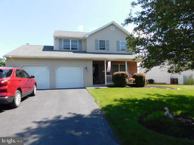 Welcome to 328 Carriage Dr in the Brookfield Development in South Heidelberg Township. This one owner, two story home holds many fond memories for this family. The main level consists of the living room, Dining Area, Kitchen, half bath and Family room with wood burning fireplace and french doors to the newly repaired and painted deck. The range and dishwasher in the kitchen are new and stay with the home as well as the kitchen refrigerator and washer/dryer. On the upper level are the Main Bedroom Suite with private bath, two other spacious bedrooms and another full bath. There is a maintenance contract in place with UGI. The fireplace was just cleaned and checked and has not been used. There is some wood in the garage which can stay if the buyers are interested. The roof was replaced in 2016 after the hail storm. The hot water heater is also new. There is an HOA fee of $100 per year to cover the maintenance of the playground and retention pond. Call today for a private tour.