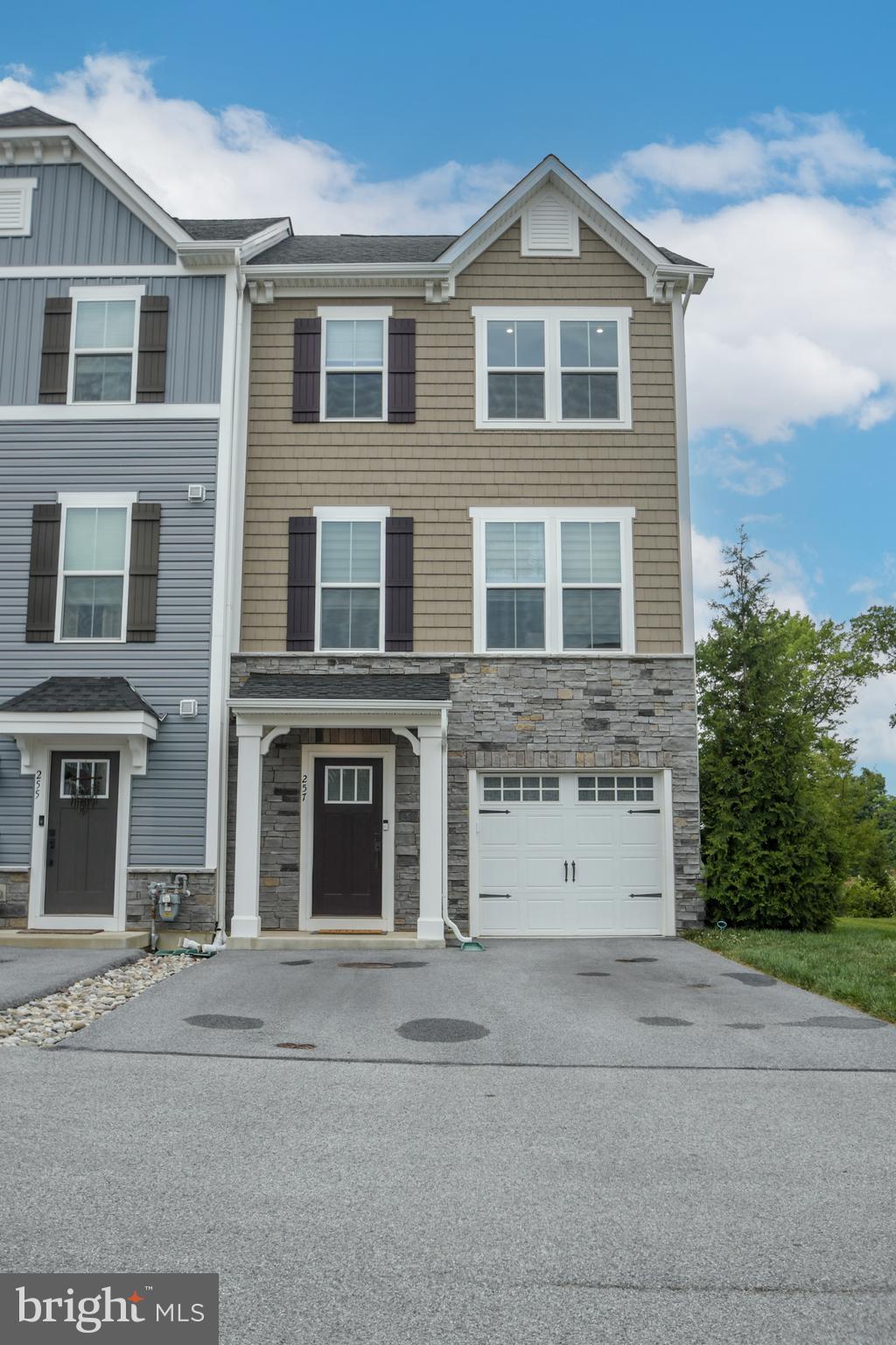 Welcome to your new home in Downingtown, Pennsylvania! This 3-year-old corner townhouse offers plenty of sunlight and space. Upstairs, you'll find 3 bedrooms and 2 bathrooms, Side by side laundry are located in the hall of this floor. The main floor features an open kitchen, dining, and living area, along with a deck. Downstairs, the fully finished basement includes a full bathroom and extra storage—great for a playroom or guest suite. With a one-car garage and powder room, this home has everything you need. Plus, it's tucked away at the bottom of the square for peace and quiet. Enjoy modern comforts like luxury vinyl flooring, granite countertops, and stainless steel appliances, as well as a high-efficiency water heater and Nest thermostats. Award winning Downingtown Schools. STEM Academy- Easy drive to all major roads, Shopping nearby. Don't miss out— and make this cozy townhouse your new home! Available starting July 15th.