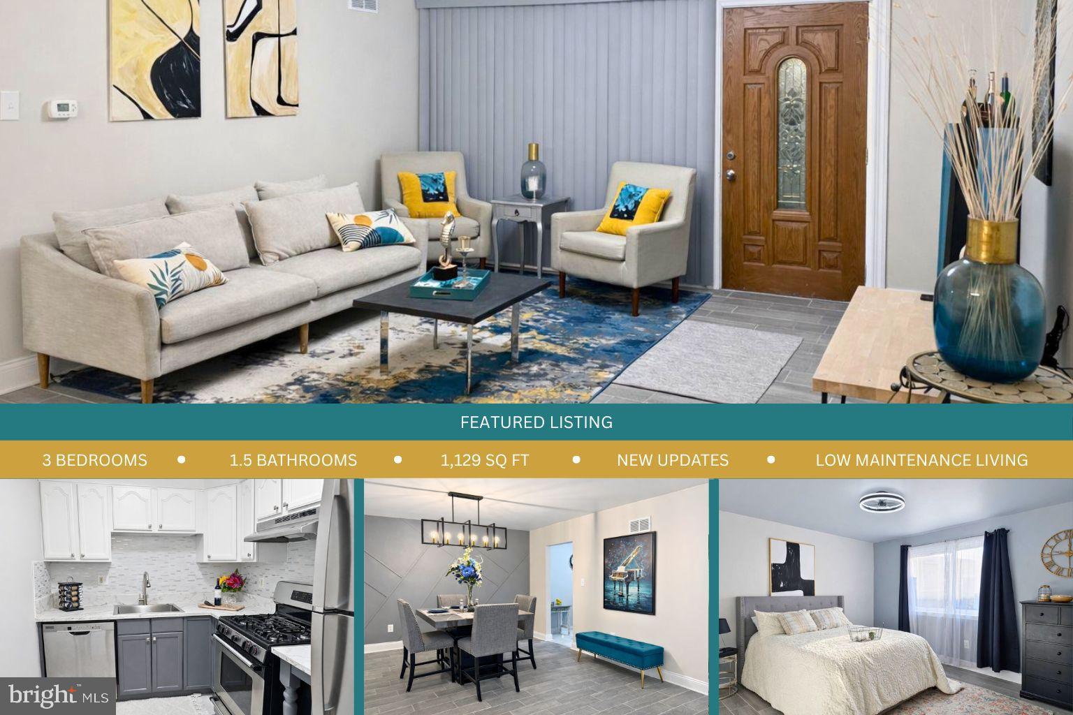 Enjoy easy, single-level living in this beautifully updated 3-bedroom, 1.5-bath home offering 1,100 square feet of comfortable living space. Ideally located just minutes from public transportation, shopping, dining, and everyday conveniences. Residents enjoy access to on-site laundry, an outdoor pool, playground, and ample parking. Condo fees cover water, exterior maintenance, pool access, and trash removal —making for low-maintenance living. Thoughtfully renovated and truly move-in ready which means there’s nothing left to do but move in and relax.