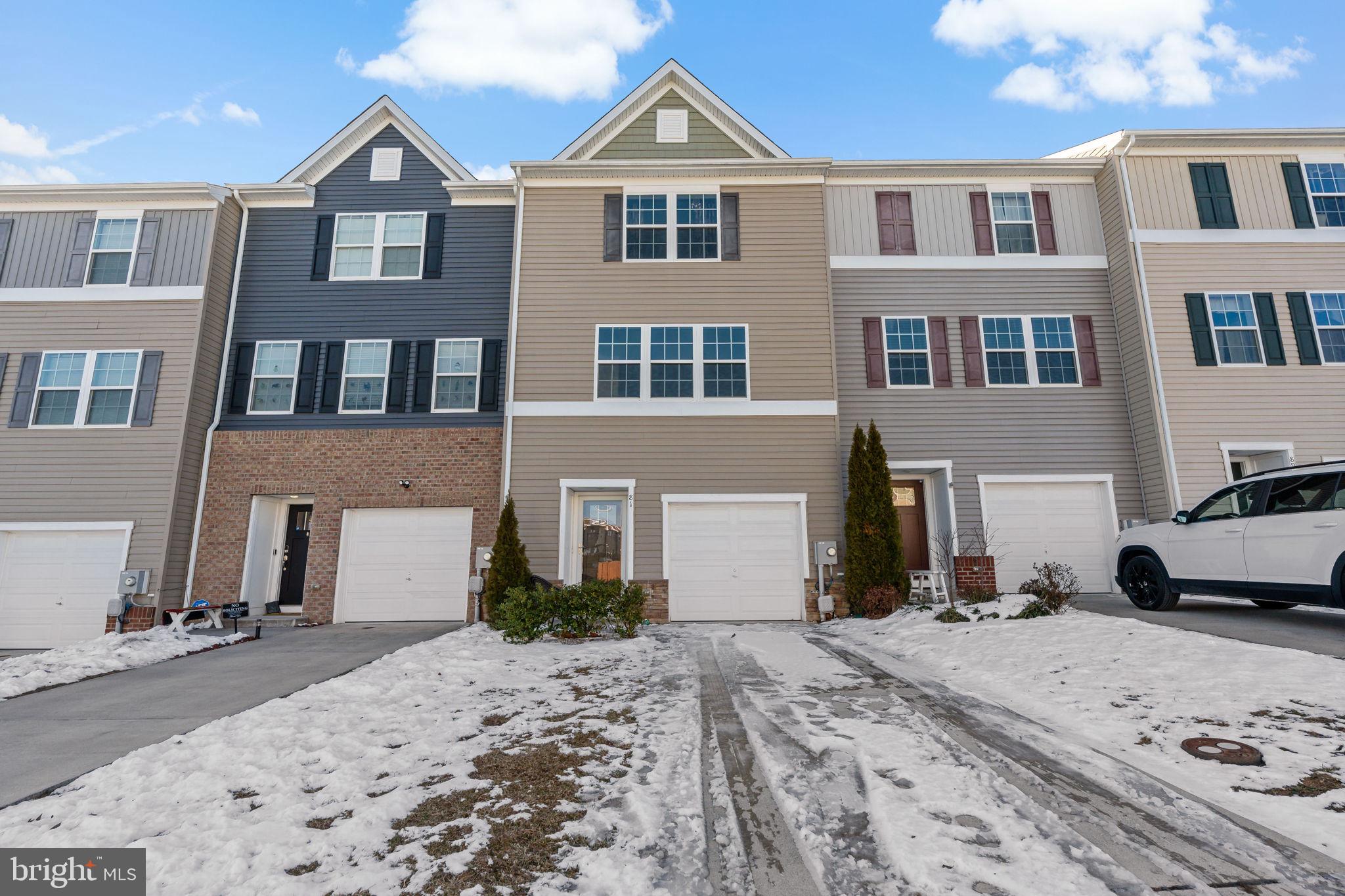 Newer townhome for rent in the highly sought after Berkeley Ridge subdivision. With 3 bedrooms, 2.5 baths, and a finished basement, this 3-level townhome features plenty of space. Other highlights include a spacious open concept with large living room, attached 1-car garage, and a fenced in back yard. This prime location is located just off I-81 for easy commuter routes and offers close proximity to locals schools, shops, and restaurants. **NO SMOKING. Tenants to obtain renter's insurance. Tenants pay all utilities.