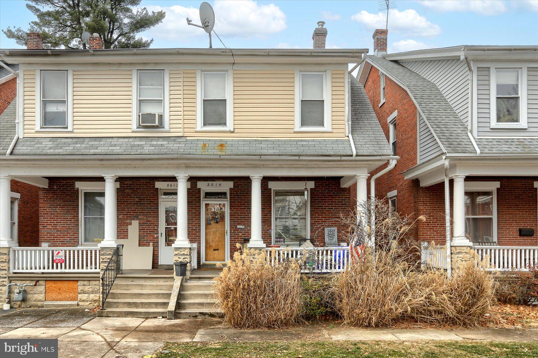 Solid 4 bedroom semi-detached brick home nestled behind Italian Lake! Lots of potential for a home buyer to update and make it your own, or solid opportunity for an investor to purchase in an established neighborhood close to everything.  Great space, with nice size level back yard and 2 car garage.