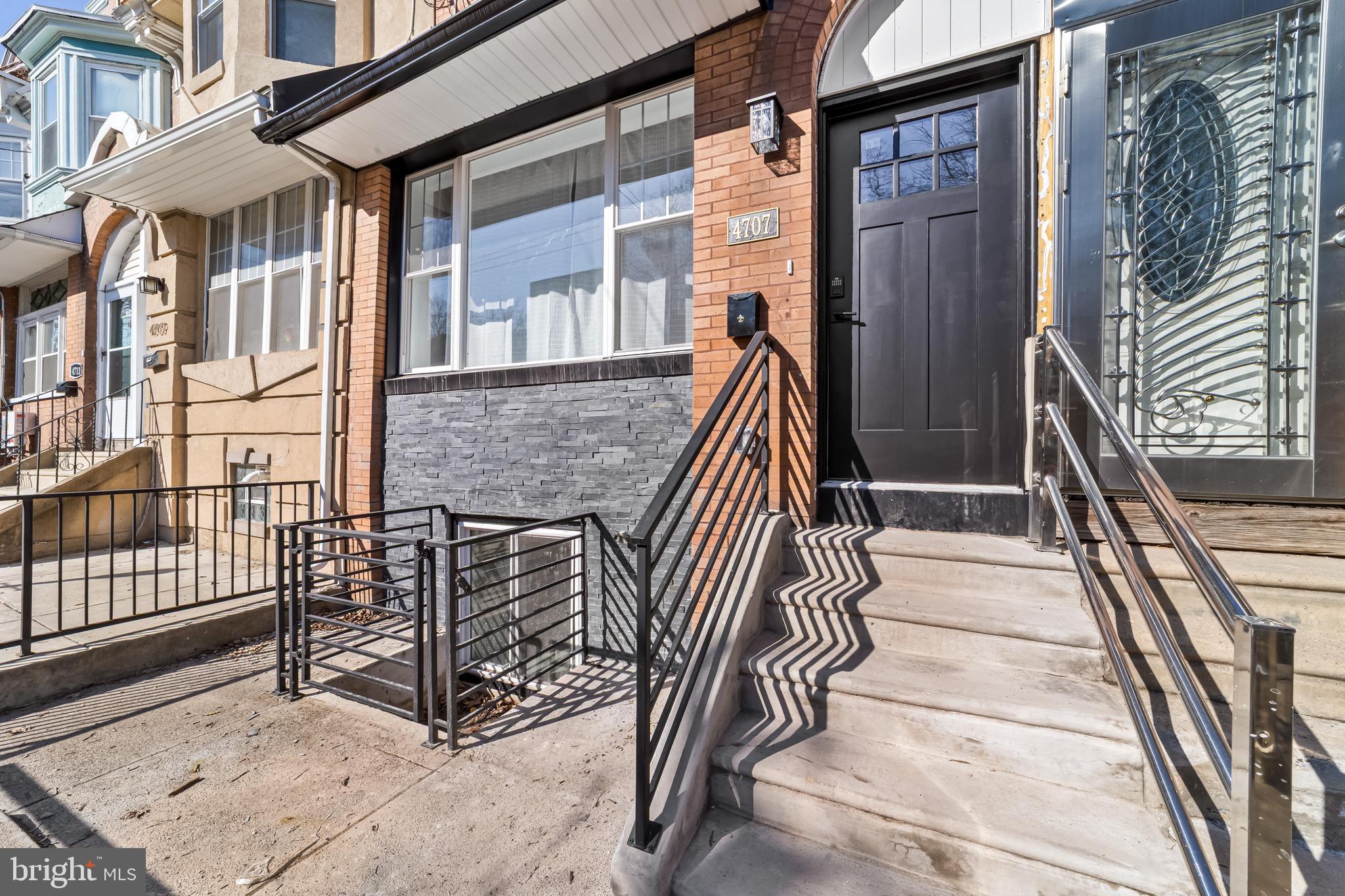 Price Drop!!! Rarely does a home offer this combination of thoughtful design, high-end finishes, and
unbeatable West Philadelphia location — but 4707 Sansom Street delivers on all fronts.
Completely renovated from top to bottom, this stunning four-bedroom, three-bath row
home sits in the heart of Walnut Hill, one of Philadelphia's most vibrant and sought-after
neighborhoods. Whether you are a buyer seeking the perfect primary residence or an
investor looking for a premium asset, this property checks every box.
AN ENTERTAINER'S DREAM ON THE MAIN LEVEL
Step inside and be immediately drawn into an expansive, open-concept living area that
flows effortlessly into a generous dining space — anchored by a stunning exposed brick wall
that lends warmth and character unique to Philadelphia beloved row home architecture.
The kitchen is not just beautiful; it is genuinely functional, designed with the serious home
cook in mind. A large dedicated pantry/coat closet keeps everyday essentials neatly out of
sight. Just beyond the kitchen, a bonus BBQ room — outfitted with extra shelving and a cabinet — offers the kind of flex space most homes simply don't have. Step through to your private
fenced balcony/porch and you have the perfect stage for summer cookouts, container
gardening, or simply unwinding with a glass of wine after a long day.
SPACIOUS BEDROOMS AND A PRIMARY SUITE TO LOVE
The upper level features two generously sized bedrooms, each with ample closet space,
served by a well-appointed shared hall bathroom. A dedicated laundry closet — paired with
a separate linen closet — means no hauling laundry up and down stairs.
The crown of the home is the primary bedroom suite. Here, a walk-in closet leads directly
into a gorgeous, private en-suite bathroom — a true sanctuary. This is the kind of suite that
makes mornings feel like a luxury hotel experience. Storage throughout the upper level is
plentiful and purposefully placed.
VERSATILE LOVER LEVEL AND RARE PRIVATE PARKING
The lower level adds remarkable flexibility to this already exceptional home. A fourth
bedroom with its own full bathroom is ideal for guests, an au pair suite, or a private home
office. The remaining open space is a blank canvas — picture a home gym, a media/gaming
lounge, a music studio, or a playroom. The possibilities are limited only by your
imagination. A long interior hallway leads to the back of the property, where you will find something truly coveted in this part of the city: your own private garage plus a driveway with space for an
additional vehicle. In Walnut Hill, parking like this is a genuine premium.
THE WALNUT HILL NEIGHBORHOOD - THE BEST OF WEST PHILLY
Walnut Hill sits in the heart of West Philadelphia, bounded by Market Street and Spruce
Street between 45th and 52nd Streets — placing you in the northwestern portion of the
highly desirable University City District. Tree-lined streets of classic brick row homes with
bay windows create a neighborhood aesthetic that is quintessentially Philadelphia, yet the
community itself feels fresh, dynamic, and full of energy. The neighborhood is celebrated for its genuine diversity, its tight-knit community, and its remarkable walkability. Bars, coffee shops, restaurants, and parks are all within easy reach, and the SEPTA Market-Frankford Line provides direct, rapid access to Center City and beyond. Both the University of Pennsylvania and Drexel University are less than two miles to the east, ensuring consistent demand and a lively neighborhood atmosphere year-round.
This is a neighborhood with real history: American Bandstand was first broadcast just a few
blocks away at 46th and Market, and legendary singer and activist Paul Robeson called
Walnut Hill home. The active Walnut Hill Community Association continues to advocate
for neighborhood improvements, including the recently revamped Community Playground
at 4700 Sansom practically your front yard. 4707 is more than a home — it is a lifestyle!