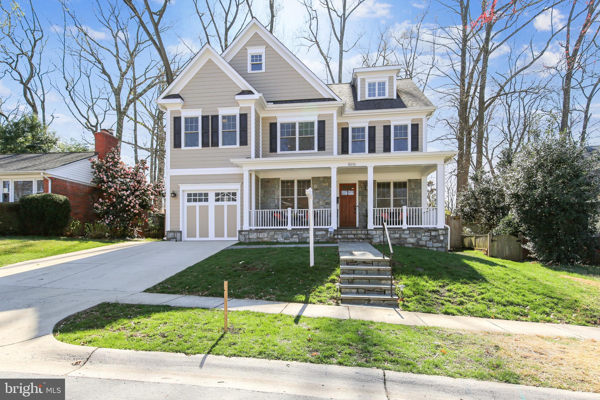 SEE THIS HOME IN PERSON BY APPOINTMENT, OR SEE THE AWESOME VIRTUAL TOUR! Gloves, sanitizer, shoe covers and sanitizer wipes will be provided by agent prior to all showings.  No overlapping showings.  Gorgeous newer home in the Whitman district!  Welcoming Stone Front Porch brings you into this Turn-key home Featuring 6BR/5/.5BA, 4 Lvls, high-end finishes like Thermador appliance package including 6 burner range top and double ovens,  in stunning white, eat-in Kitchen. Family Room w/Built-Ins & gas Fireplace w/Stone Surround, First Flr Home Office, Formal Living & Dining Rooms, Butler's Pantry, Mud Room & More! Master Suite featuring Sitting Area, tons of windows, & New Master Bath w/Soaking Tub, Luxurious Shower, & Dual Vanity. Second Lvl also Features additional En-Suite Bedroom, plus 2 additional Bedrooms w/Jack & Jill Bath, and 2nd Lvl Laundry Rm w/Sink. Finished 3rd Lvl offers spacious Loft, 5th BR + Full Bath. Lower Lvl features Recreation Rm, Exercise Rm or Optional Media Room, 6th BR + full Bath & Storage. Fenced yard, new Flagstone Patio, 1 car Garage plus ample space in Driveway for additional cars. Located in the coveted neighborhood of Hillmead with an Amazing local park offering tot lot, tennis courts & more. Bradley Hills/Pyle/Whitman Schools.