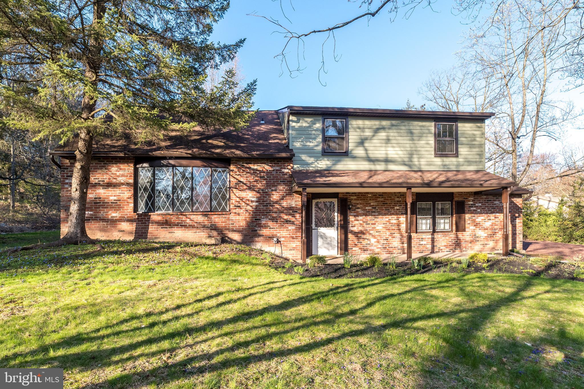 Showings begin 6/18... Discover the joy of living in this completely renovated 4-bedroom, 2-bath single-family home set on 1.45 peaceful acres and has really low taxes. From the moment you arrive, the charm is undeniable. This is not your cookie-cutter home, this house has character!  Inside you’ll find two spacious living rooms—each filled with natural light—offering beautiful views of both the front and rear yards that give you the perfect backdrop for everyday living. The chef-inspired kitchen is Stunning! It is the centerpiece of the home, featuring white-on-white cabinetry, expansive quartz countertops, and abundant workspace for the most discerning home chef. 
The primary suite is a true standout; complete with two double barn-door closets and an additional closet. The master bathroom is breathtaking and makes you feel like you are on a private retreat.  This spa-worthy bathroom boasts dual vanities and a luxurious custom shower with two rain heads, a wand, a seat, and dual shower niches that rivals any high-end resort. Three generously sized bedrooms share a beautifully updated hall bath highlighted by a modern tub with an overhead rain shower. Outside, Like wildlife? At this home you will see deer, turkeys and other wildlife walking by throughout the year. Located in an amazing neighborhood known for its friendly community and its beloved Keystone Drive Holiday Lighting display, this home is just minutes from Routes 309, 313, and Church Road. ( Additional highlights include refinished hardwood flooring, luxury vinyl plank flooring, tiled bathrooms,  a new septic system, and brand new siding.) Start the new year in a home where every upgrade has already been beautifully done for you.