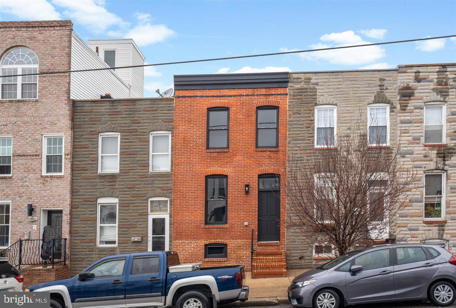 Completely Renovated 4 Bedrooms 3 Full Bathroom Townhome In Canton! Walk In and Be Greeted With A Living Room  With White Exposed Brick,  and Natural Lighting. Continuing Throughout The Main Level Is A Dining Room/Kitchen Combination Complete With Stainless Steel Appliances, Granite Countertops, Breakfast Bar, Shiplap Walls, And  A Modern Chandelier Fixture. The Upper Level Includes Two Spacious Bedrooms, Two Full Bathrooms, Laundry Room, And Access To The Rooftop Deck. The Primary Bedroom Includes A Gorgeous Chandelier,  His and Her Closets, A Master Bathroom With Dual Vanity Sinks and Custom Tiling. The Lower Level Is A Fully Finished Bedroom Complete With 2 Additional Bedrooms, Full Bathroom And A Cellar Exit Walk-Out. Includes A 1 Car Parking Pad!    Tax Credit- Pending