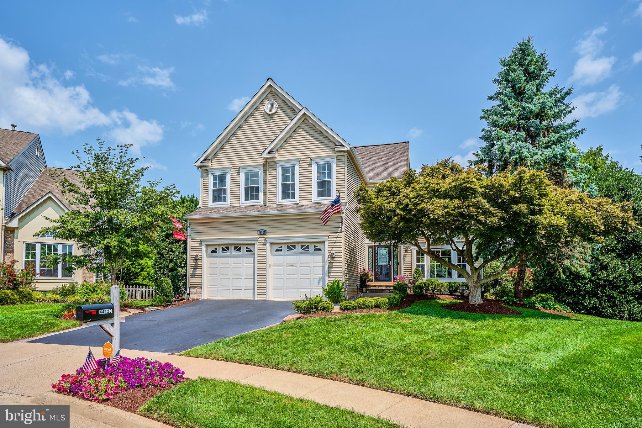 Nestled against a serene backdrop of private trees, lush landscape and up lighting, this exquisite colonial home is located at the end of a cul-de-sac,  in the highly sought-after Ashburn Village community. Just minutes from the Silver Line Metro Stop, this well-maintained 3,189 sq ft, three-story residence is a perfect retreat for families.  Recent improvements include new gutters and downspouts, hot water heater, kitchenette and custom full bathroom in the lower level.  The front of the home offers a new front door, storm door, custom walkway and stoop. Furnace and appliances replaced in 2019. See the entire list of updates in the document section.  In the heart of the home, the kitchen is designed for daily function as well as entertainment, with an open floor plan that seamlessly connects the family room to the kitchen and breakfast nook offering plenty of natural light.  Step outside to discover a spacious deck, screened gazebo, new hot tub and a beautifully landscaped backyard. This outdoor oasis is perfect for family gatherings, barbecues, or simply enjoying the tranquility of the surroundings.  
The home features four bedrooms upstairs, three and a half bathrooms with a large rec room, an extra den (or possible 5th bedroom), full bathroom & kitchenette in the lower level, walk up basement for. The centrally located main level laundry adds to the home's convenience, making chores a breeze.
The primary bedroom is a sanctuary of its own, complete with a sitting area for unwinding after a long day. The beautifully updated ensuite bathroom features a luxurious soaking tub and a frameless glass shower, offering both style and relaxation.
Ashburn Village Sports Pavilion (AVSP) is the hallmark amenity of the Ashburn Village Community, boasting one of the largest recreational facilities of its kind in Virginia. The facility consists of more than 32,000 square feet of indoor space, featuring fitness & swim classes for all ages and skill levels, the Blue Wave swim team, Rise summer camp, year-round tennis with multiple outdoor courts and the famous tennis bubble for winter indoor play. There is, full-size basketball gymnasium, two racquetball courts, as well as a steam room and sauna. Enjoy a variety of cardio equipment, group, and spin/cycle classes as well as personal training available. Ashburn Village residents can enjoy four outdoor pools, marina, one indoor pool, multiple lakes for catch and release fishing, canoeing & paddleboarding, playgrounds, ball fields, all with miles of paved walking paths nearby. Compete with your neighbors in a good game of pickleball, tennis, basketball, baseball, or soccer. Come see 500 acres of open outdoor space. The Ashburn Village Association is proud to present a brilliant display of fireworks for the Fourth of July, a carnival type Village Fest in August, occasional Comedy Night, 5K/10K & Fun Runs, Parades, Shred events, Community Yard Sales, Summer Movie Nights and more. Plan your visit now, showings begin July 23 with open houses July 25 & 26! Professional photos will be uploaded soon.