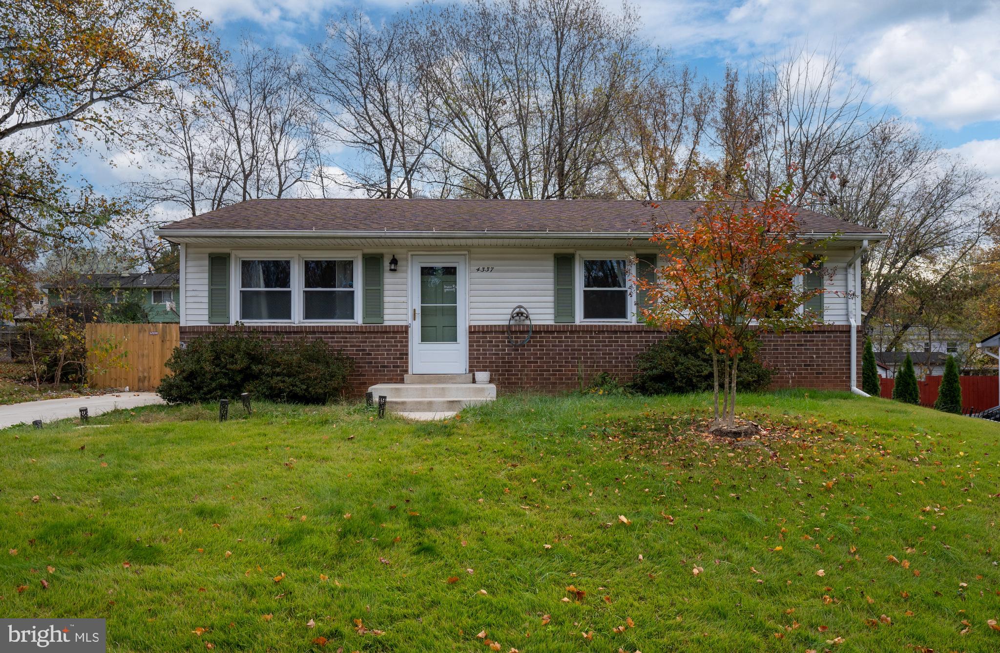 Cute one level  3 bedroom, 1 and 1/2 bath home in a wonderful location!  Convienent to 95, Potomac Mills, Shopping,  and Restaurants. In 2023, updates include New vinyl plank floor ing, plumbing and electrical  updates, new insulation, new tankless water heater, new fence- professionally installed. Poured concrete, front walk and steps updated in 2022. HVAC system replaced 2020. Huge Kitchen with room for a dining table and access to the fenced in back yard.  Family room with plenty of natural light. Nice sized shed to store items. Driveway for off street parking.