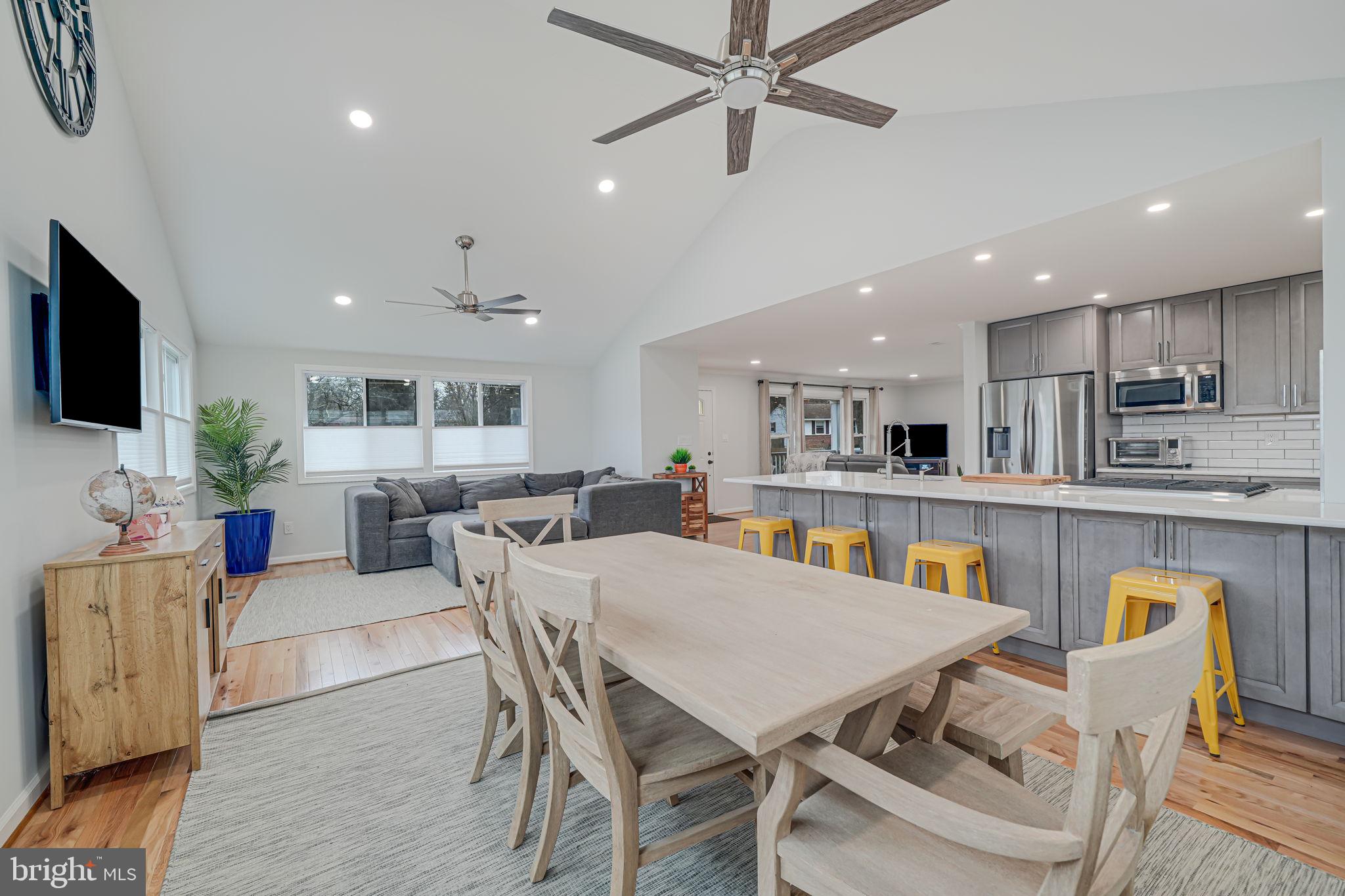 This beautifully updated and expanded Raised Rambler sits on a fantastic lot in Falls Church, offering modern upgrades and stylish finishes throughout. The home boasts gleaming refinished hardwood floors on the upper level and brand-new flooring on the lower level. Freshly painted from top to bottom, this home feels bright and inviting.

The heart of the home is the completely renovated and expanded kitchen, dining, and living area, designed for both comfort and functionality. Featuring brand-new cabinetry, sleek countertops, stainless steel appliances, and an open-concept layout, this space is perfect for entertaining or everyday living.

Enjoy the best of both worlds with a spacious upper-level retreat and a fully updated lower level, providing additional living space, guest quarters, or a home office.

Nestled on a prime lot with a great yard, this home is conveniently located near shopping, dining, parks, and major commuter routes. Don’t miss this opportunity to own a beautifully upgraded home in a sought-after Falls Church location!