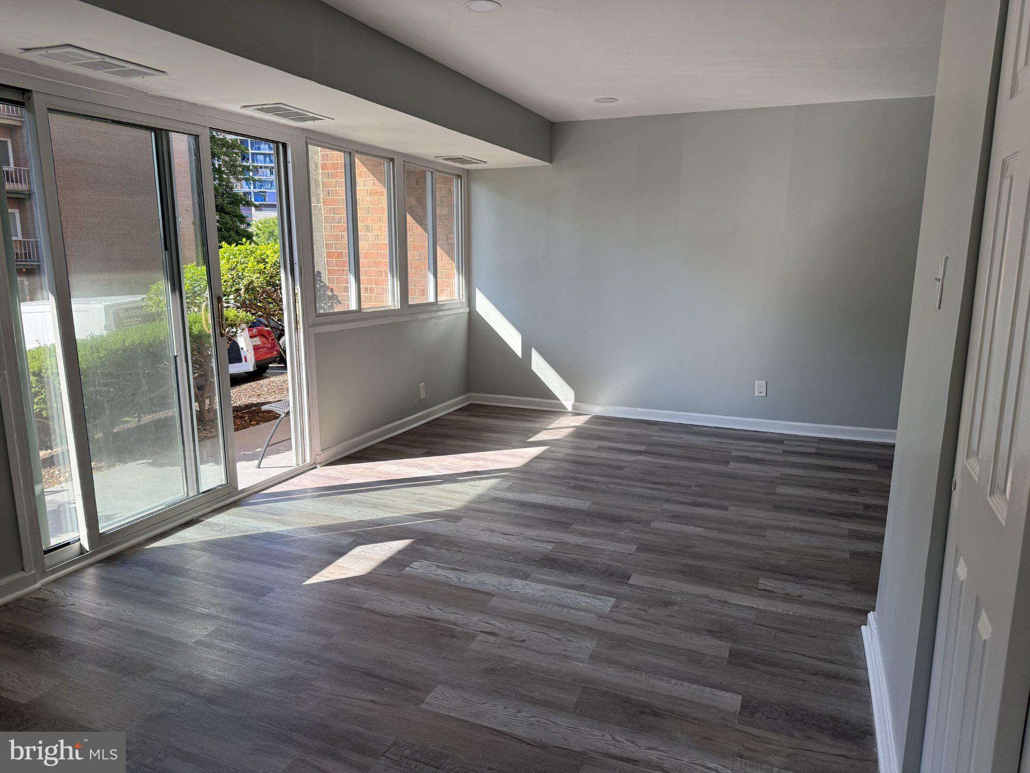 This beautifully updated, spacious studio condo offers the perfect blend of modern upgrades and ultimate convenience. This unit is an absolute gem for first-time buyers, commuters, or anyone seeking a stylish home inside the Beltway.
Bright Living Space with Private Balcony.
• Abundant Natural Light: The main living area features an entire wall of windows and a sliding glass door. Sunshine floods the space daily, creating a warm, cheerful, and inviting atmosphere.
• Private Balcony: Step through the sliding doors to your own private balcony. The balcony floor has been refreshed with fresh paint.
Fully updated with a granite countertop, brand-new white cabinetry, and stainless steel appliances. A remodeled full bathroom with beautiful flooring. Vinyl plank flooring.
Nestled in a friendly, vibrant neighborhood, you are just minutes away from local shopping centers, diverse dining options, and everyday conveniences. Commuters will love the ultra-fast access to I-395, putting the Pentagon, Old Town Alexandria, and downtown Washington, D.C., just a short drive or bus ride away. The secured building also offers excellent amenities, including an outdoor pool, elevator access, and a welcoming community atmosphere. 

For Investors, the projected rent is $1650 to $1700 after the current renovation, and all utilities are included in the HOA fee.
An absolutely rare opportunity with 7% cap rate along the I395 corridor.

For Owner as primary residence, it is a 100% Turnkey property under $200k inside the Beltway.