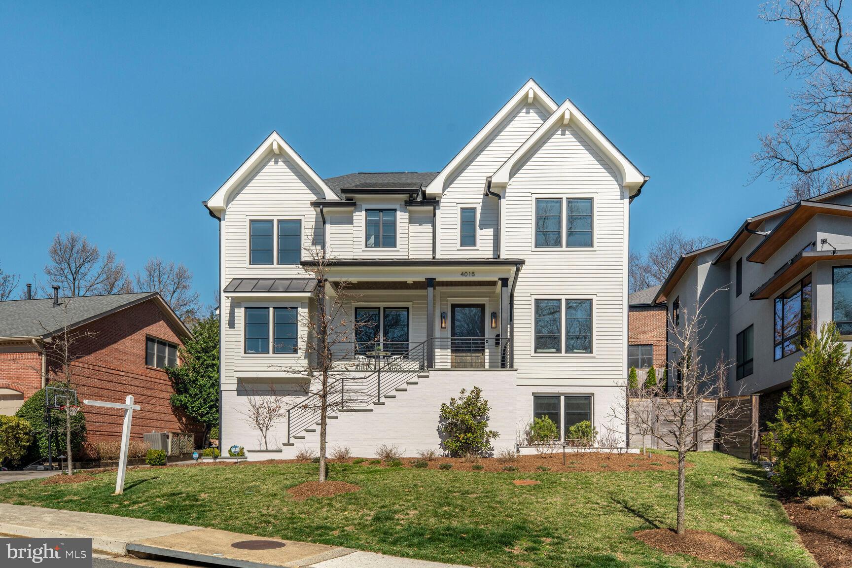 Luxurious and spacious recent build (2021) in the desirable Cherrydale neighborhood. The home is filled with luxury features, four fireplaces, recessed lighting, stylish hardwood floors, built-in speakers, and automated shades throughout the home. 

The main level features an open floorplan with formal dining area and large private office. There is also access to the screened-in porch, which features a fireplace and TV. Walk out to the manicured flat rear lawn from the main level. The gourmet kitchen is a chef's dream, featuring high-end appliances, large island, induction range, wine refrigerator, pantry and full overlay cabinetry. 

The first level up has the primary suite featuring a spacious bathroom with dual vanities, water closet, enclosed shower, and large soaking tub. There are three additional bedrooms with 3 full baths and a laundry room. 

The second level up has a generous open space with excellent light, large closet and a  full bath - great for an office, bedroom or play/hobby area. 

The lower level has a huge family room with fireplace and a guest suite with full bath - also perfect for use as a home gym. 

The attached side load two car garage enters to a functional and stylish mudroom.

Close to conveniences in Cherrydale, Courthouse, Ballston, McLean and the District.