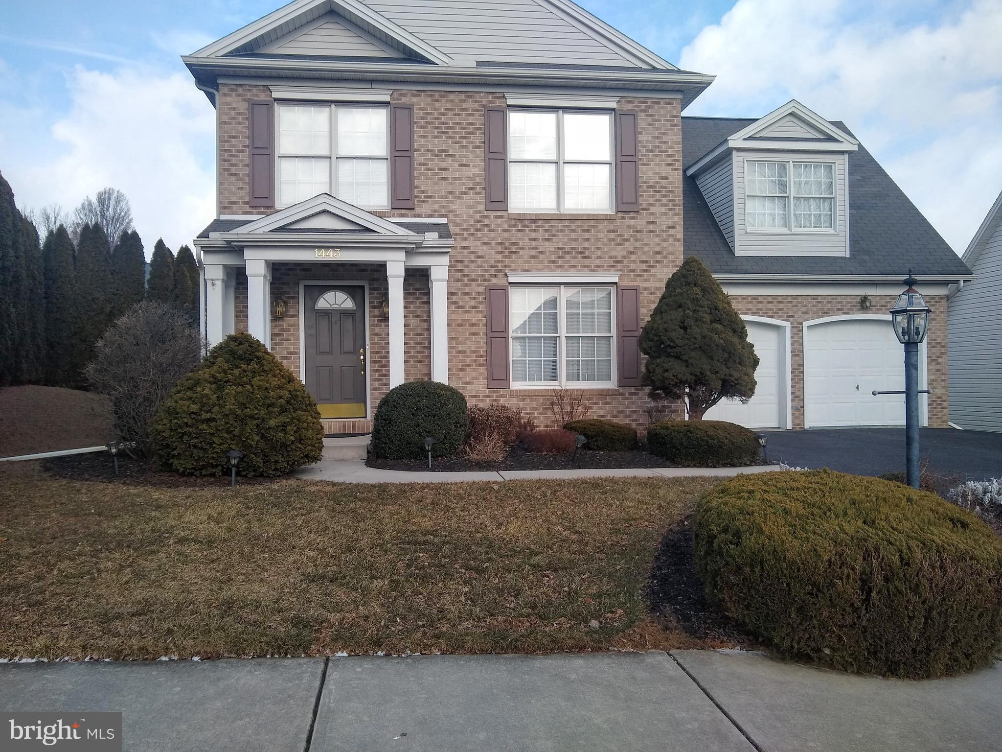Sitting atop the Heights of Beacon Hill, this PRISTINE 4 Bedroom 3 1/2 bath brick front  colonial offers 2362 sq. ft. of finished living space. Boasts spacious kitchen w/ butler pantry,  cherry cabinets  with 10x10  breakfast  area. First floor offers primary bedroom and full bath w/ walk-in closet and adjacent laundry. 2nd floor features 3 spacious bedrooms,  loft and huge bonus room over 2-car garage. Resting on arborvitae tree- buffered  yard this home offers  large rear ceramic tile patio for privacy. Established neighborhood w/ nearby conveniences within walking distance to small  park