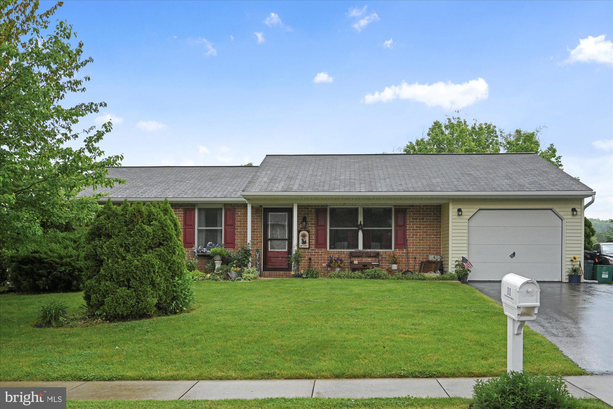 One floor living, all you need on the first floor. One car attached garage, easy access from the kitchen. Quiet development, great place to call home. Electric heat pump and central air. Being sold "As Is" condition. but a solid Rancher. Come take a look!
