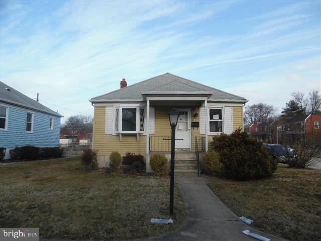 Cure rancher in Hamilton on corner lot with fenced rear and shed. Hardwood floors on main level. Huge living room and eat in kitchen.Bow window in front bedroom. Most windows have been upgraded.  Walk up stairs to attic for extra storage space. Lower level has 1/2 bath, space for rooms and laundry area. Easy access to downtown Baltimore and 695. View documents on mls.