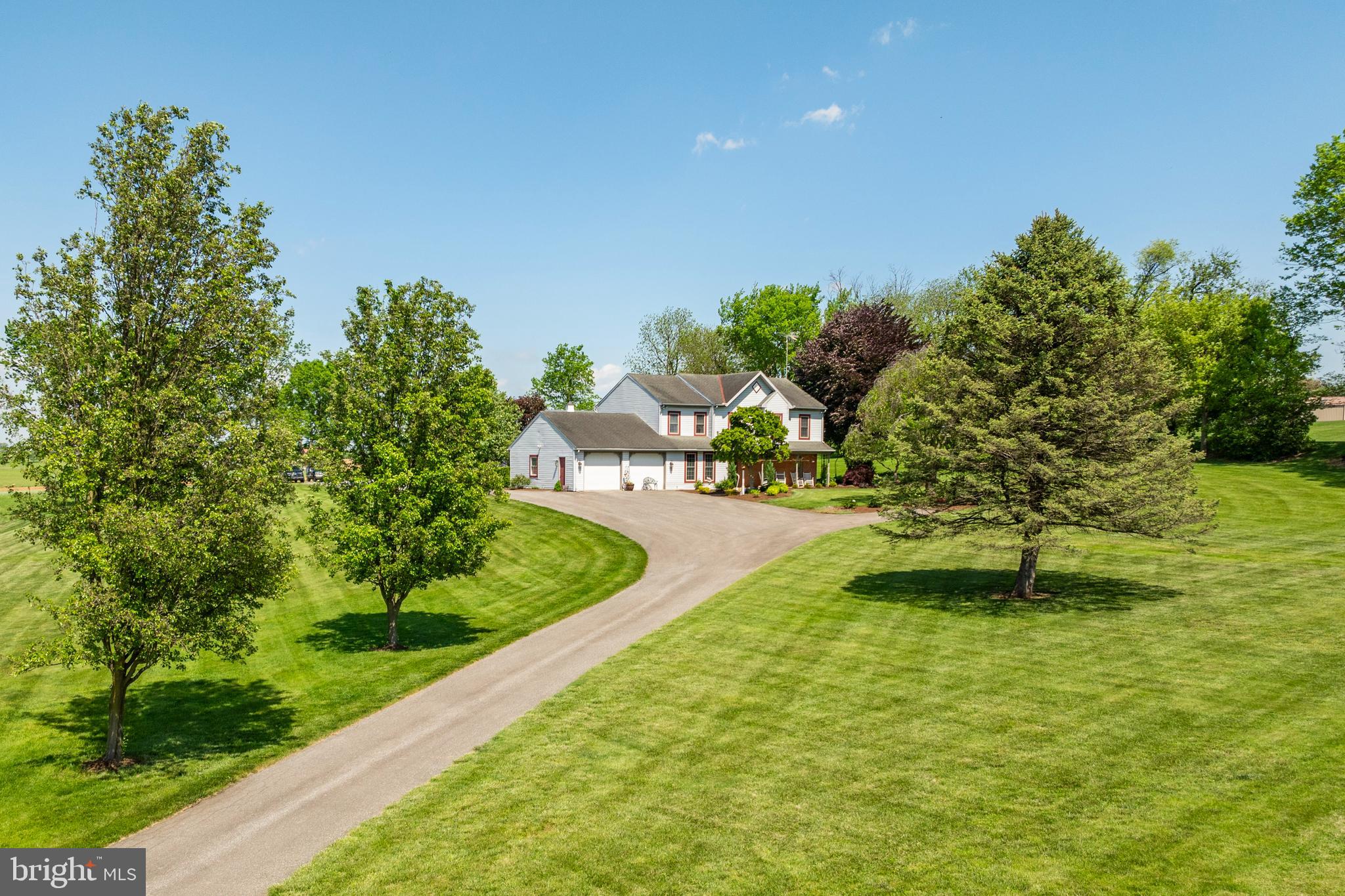 AUCTION DATE - Monday, July 15, 5PM. LISTED PRICE IS AN OPENING BID ONLY AND IS NOT INDICATIVE OF THE FINAL SALE PRICE. REAL ESTATE: 2.9 ACRE property w/one owner custom-built 2½ sty. brick/vinyl dwl. w/2972 SF finished area w/eat-in kitchen w/custom crafted oak cabinets w/granite tops, breakfast island, pantry & appliances (only 3 yrs. old), formal dining rm., living rm., family rm. w/exposed beams, brick fireplace w/propane gas log assembly & French door to side stamped concrete patio area, 1st floor laundry, 5 bdrms. (primary bdrm. w/primary bath & twin walk-in closets), 4 full baths, bonus rm., full finished bsmt. w/poured walls & L-shaped 2nd family rm. w/outside entrance, propane forced air heat, central AC (new '21), tile & hardwood flooring, insulated windows, covered front porch & attached 2-car garage. Currently being used for a bed & breakfast known as Stumptown Manor. Outbldg: Bank Barn style pole barn/shop 40x60 w/(2) 16' overhead doors, fully insulated & heated w/radiant floor heat, 2nd floor storage area w/covered side porch 16x30, attached man cave 16x14 & additional lean-to bay 60x16 all on level 2.9 ACRE country lot w/macadam driveway & plenty of parking, mature shade, professional landscaping, on-site well & septic. Zoned Village Residential. NOTE: Owners downsizing & motivated to sell! Ideally located country property w/"extremely clean, move-in" condition dwl. Well maintained, one of a kind well cared property. A must see! Minutes to Bird In Hand, Leola & Lancaster w/easy access to Rts. 340, 30 & 896. Terms 10% down, balance 60 days or before. Personal inspection by appointment or open house Sat., July 13 from 1 to 4 PM.
