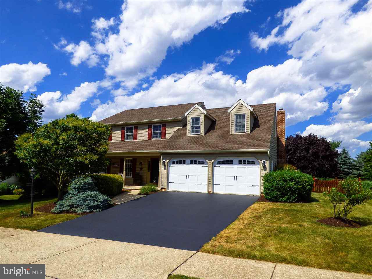 Solid brick & vinyl colonial w/deep wrap around front porch, cedar fenced bckyrd w/heated in grnd pool, custom pool house/potting shed w/cupola & window boxes, large eik w/better than granite cambia tops, sep DR, deck off kit, wood & gas frplc in fr, huge mbr w/cath ceil, lux ba w/whirl, walk in clst, 2nd flr lau, lrg brs, secluded bckyrd, full bsmt, very clean!