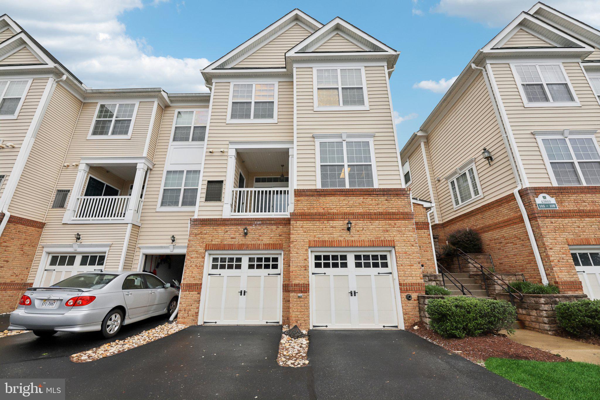 Beautiful end unit townhome style condo w/attached 1 car garage and driveway. Light filled kitchen has ceramic tile, nice cabinetry, granite countertops and gas cooking! Main level dining / living area has upgraded LVP flooring & lighting plus a convenient 1/2 bath. Upper level has 2 primary suites with 2 full baths, brand new carpet and laundry room. The garage also has a 9x5 storage room. Rent includes high speed internet, cable, trash, water & sewer!  
Enjoy all of the amenities of Belmont Country Club including use of the historic Belmont Manor Home and country club, community swimming pool, volleyball court, basketball courts, tennis and pickleball courts, soccer/lacrosse field and children's playground (tenant paid $20/mo. fee and $250 initiation fee apply).