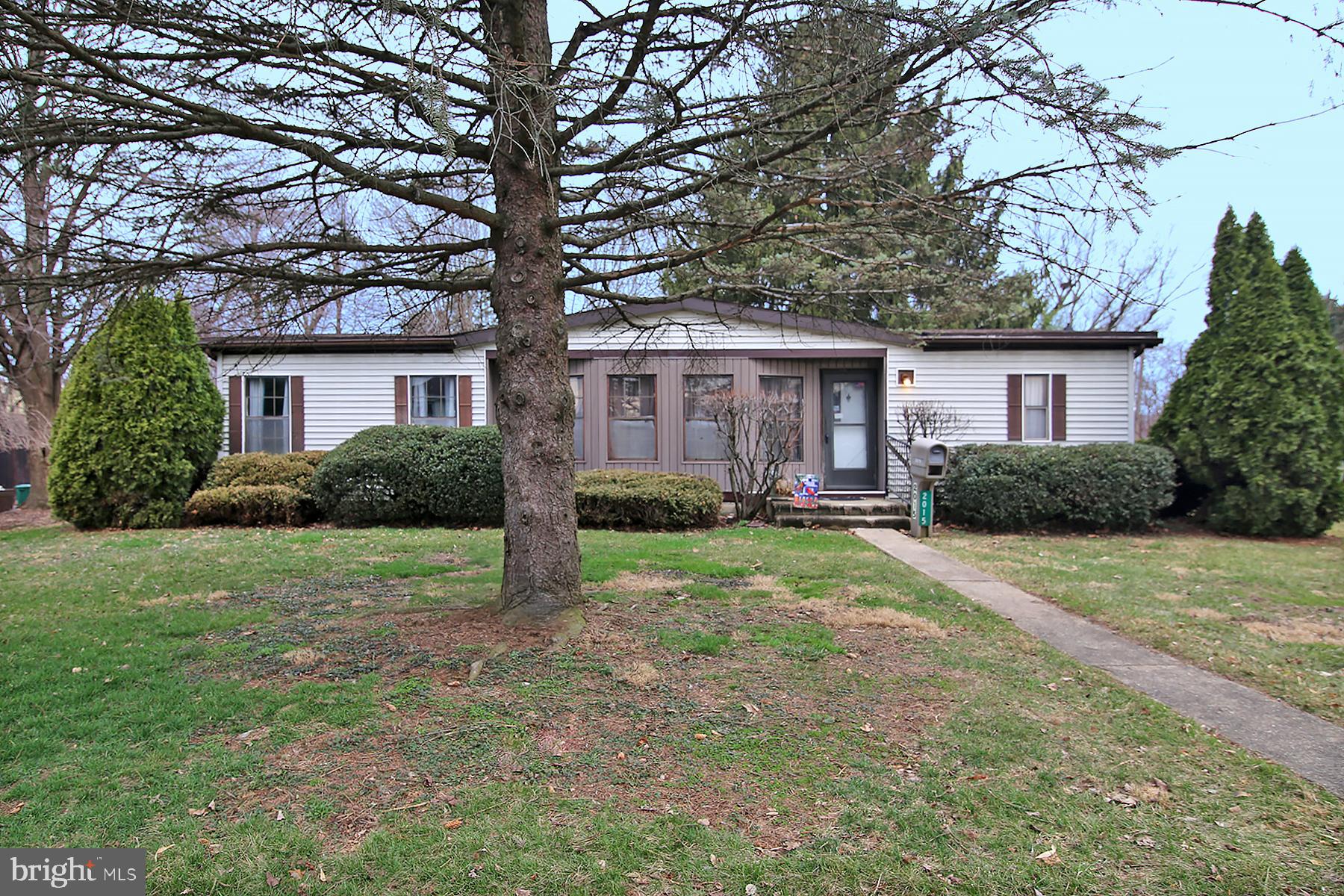 Ranch home on half acre in Cornwall Lebanon School District. Two bedrooms, 2 full baths, open kitchen, dining and living room concept. Nice sized Florida room with adjacent covered deck. Super large shed. Central air. Carpets just cleaned. Make this house shine with a little updating.