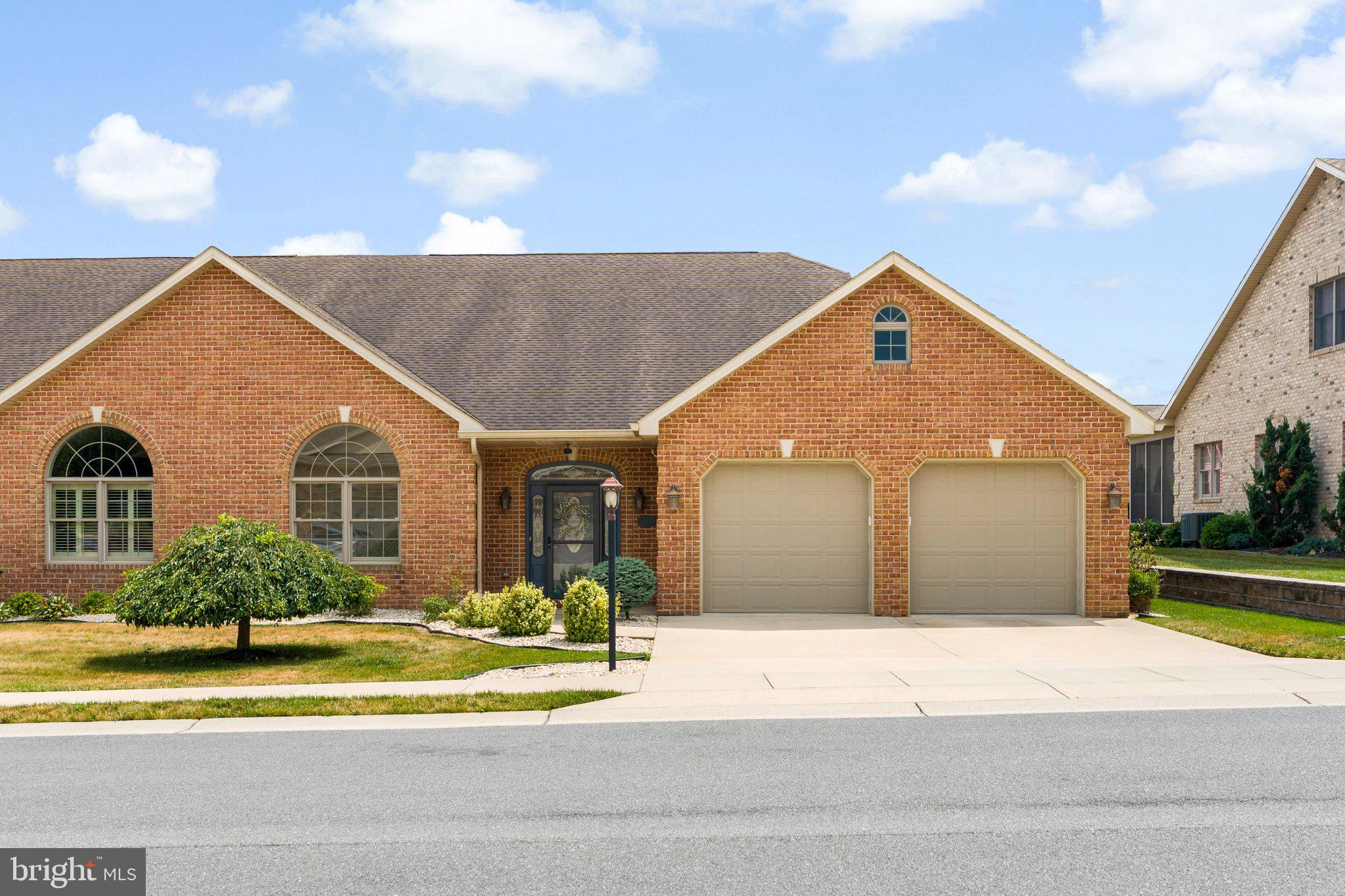Welcome to effortless one-level living in the sought-after Emerald Pointe 55+ community in the heart of Hagerstown's coveted north end! This beautifully designed 2-bedroom, 2.5-bath home is bathed in natural light and features gleaming hardwood floors throughout, creating a warm and inviting atmosphere from the moment you step inside. The thoughtful layout flows seamlessly from the front bedroom and full bath into a stunning open-concept kitchen with stainless steel appliances and a large island - perfect for cooking and gathering - opening into a combined living and dining area and an additional living space at the rear of the home. Step outside to a deck off the kitchen, ideal for morning coffee or relaxing evenings outdoors. The primary suite offers a peaceful retreat with a private full bath, while the unfinished upper level with a full bathroom rough-in presents a fantastic opportunity to add additional living or flex space to your vision. Emerald Pointe residents enjoy a resort-like lifestyle with a clubhouse featuring an indoor pool, fitness center, café and snack bar, and scenic walking paths - all with an affordable HOA that covers lawn maintenance and snow removal. Conveniently located just minutes from Valley Mall, Western Maryland Regional Medical Center, and Hagerstown Regional Airport, with easy access to I-70 and I-81 for stress-free commuting and weekend getaways. This one is a gem - don't miss it!