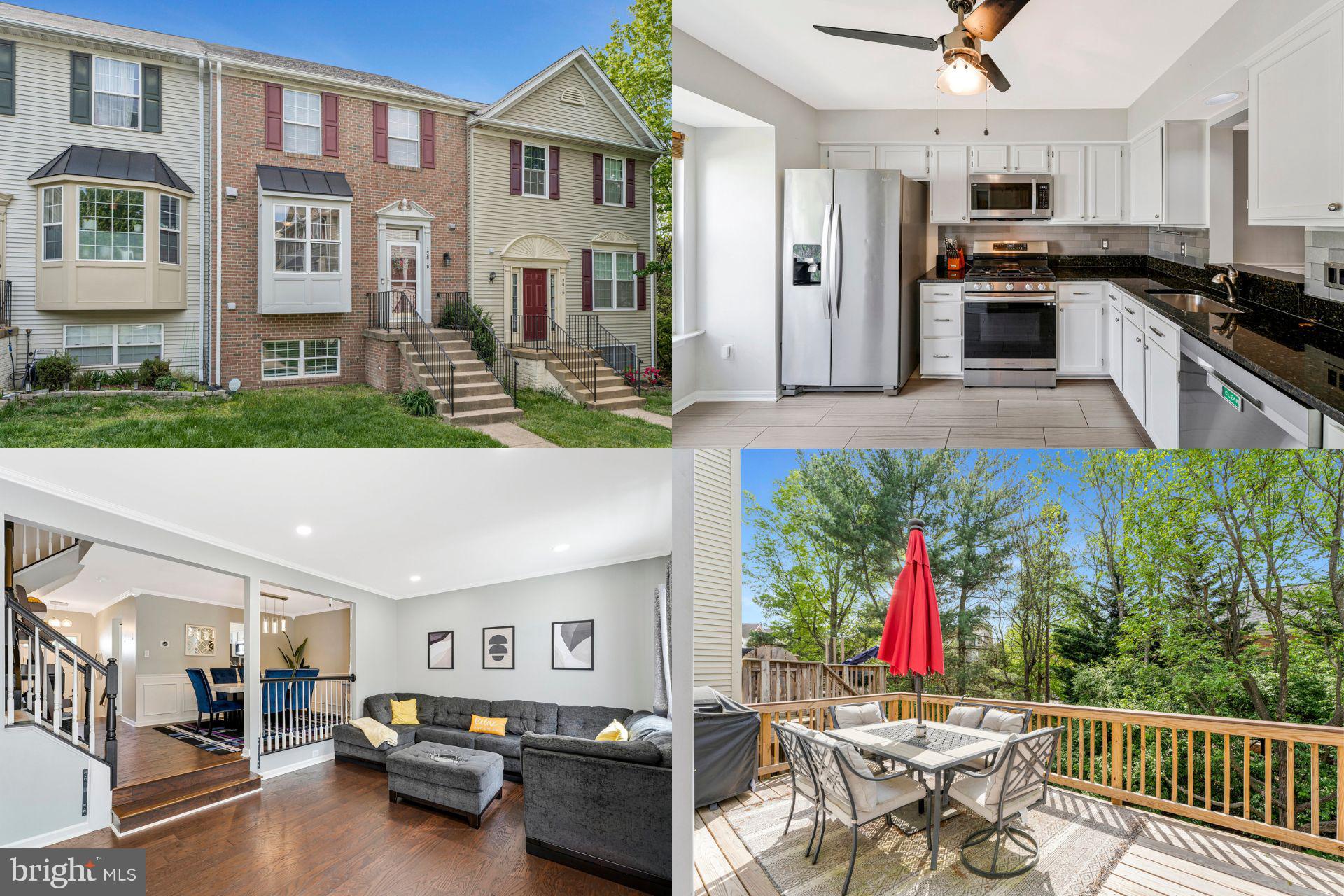 Nicely renovated Townhome conveniently located in Centerville's Englewood Mews community. Offering nearly 2,000 sq-ft. across three levels you'll find this comfortable home ready to provide years of enjoyment. Updated kitchen appliances, recessed lighting, renovated baths, a new deck, hvac and roof all combine to create the warm and inviting charm of this property. With 4 bedrooms and 3.5 baths you'll have plenty of room for family and guests. Enjoy sunsets from the deck with the privacy of a home backing to trees. Located near Rt. 28 and I66, commuting is a breeze. Shopping, parks, playgrounds and entertainment options are all nearby.  Located in a quiet neighborhood, competitively priced, and feature rich, 13818 Ashington Ct. is definitely a place you'll look forward to calling home.