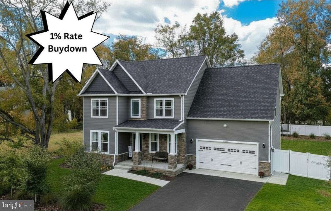 Available for a quick close and immediate occupancy! Beautifully designed Craftsman-style home, built just 4 years ago. This home has seasonal waterviews of the Potomac River offering plenty of space for living, entertaining, and relaxing. Step inside to a bright and inviting floor plan. The family room flows seamlessly into the eat-in kitchen, featuring stainless steel appliances, granite countertops, custom cabinetry  and a charming breakfast nook.  A separate dining room provides the perfect setting for gatherings, while a private office offers a quiet space for work or study. Upstairs, the primary suite features a luxurious bathroom with a soaking tub, fully tiled walk-in shower, and large walk-in closet. Convenient laundry access is available from both the primary bathroom and hallway. Three additional bedrooms and a full bath complete this level. The fully finished basement adds ample living space, including a recreation room, flex area perfect for a home gym or guest suite with a full bath. The exterior showcases beautiful landscaping and curb appeal. A door off the kitchen leads to the spacious backyard, complete with a patio, sun sail for shade, shed and fully fenced-in yard — ideal for outdoor entertaining, gardening, or keeping pets. There is even plenty of room to park an RV or boat in addition to the attached two-car garage. Located in the waterfront community of Cliffton on the Potomac with No HOA and No restrictive covenants. Plenty of options for shopping and dining only 15 minutes to the Town of La Plata and 10 minutes to King George, VA via the new Harry Nice Bridge. Schedule your showing today! All inspections have been completed and are available saving you time and money! Sellers are offering to pay for a 1% mortage rate buydown (1-0)! Ask for details!!