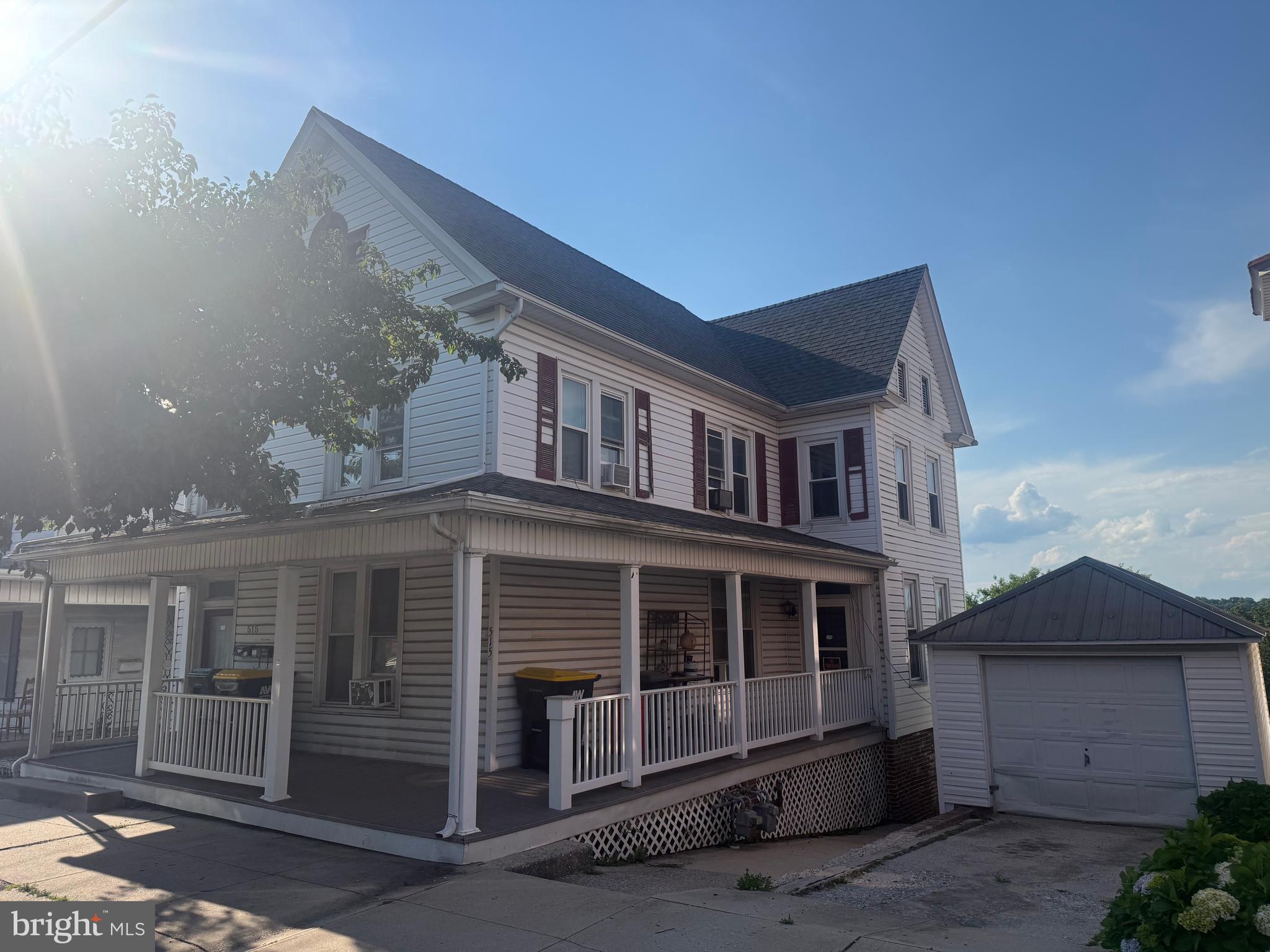 Add this fully occupied duplex to your investment portfolio and enjoy immediate rental income from two leased 2-bedroom, 1-bath units in the heart of Red Lion. The property features a rear yard, a detached garage that generates additional rental income, rear decks for both units, separate front and rear entrances, emergency exit stairs for each apartment, and off-street parking potential.

The upper level unit offers 2 bedrooms, 1 full bath with a tub/shower combination, private front and rear entrances, and access to its own rear deck. The main level unit also features 2 bedrooms and 1 full bath with a tub/shower combination, along with direct access to the basement where the utilities are located. Both units are currently leased, providing immediate cash flow for the next owner.

Conveniently located near the intersection of Route 24 and Route 74, the property offers quick access to Dallastown, York, Route 30, and I-83, making it an attractive location for tenants and supporting long term rental demand. Reach out for the current rent roll and additional investment details.