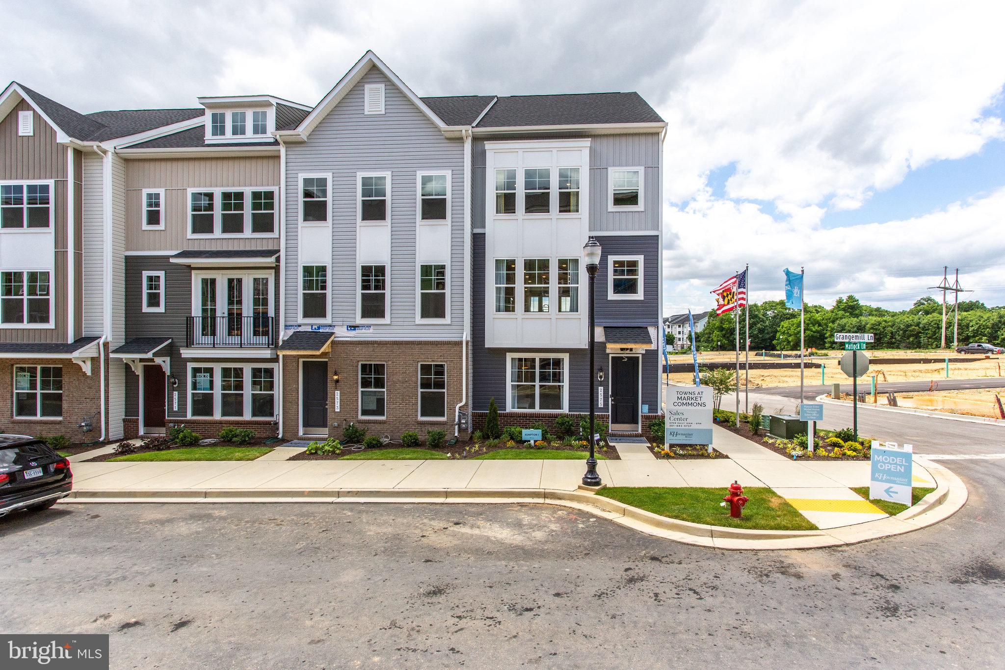 New Townhomes at Monocacy Center in Frederick. Location, Location, Location! Community of Towns at
Market Commons with our luxurious 2 car garage town homes. This to be built Kempton features gourmet kitchen, stainless steel appliances, luxury vinyl plank and much more included features. This is a 3 bedroom, 2 full bath, 2 half bath home with a finished recreation room on the main floor. Every convenience you need is within walking distance. This maintenance free community is the definition of Urban lifestyle. 1 mile to Rt. 15, surrounded by shops, restaurants, grocery, entertainment and much more!! Only minutes from Historic Downtown Frederick. You still have the opportunity to choose interior options but only for a limited time. PHOTOS  REPRESENTATIVE ONLY and may show options and decorator enhancements. Photos are of onsite Kempton model home.