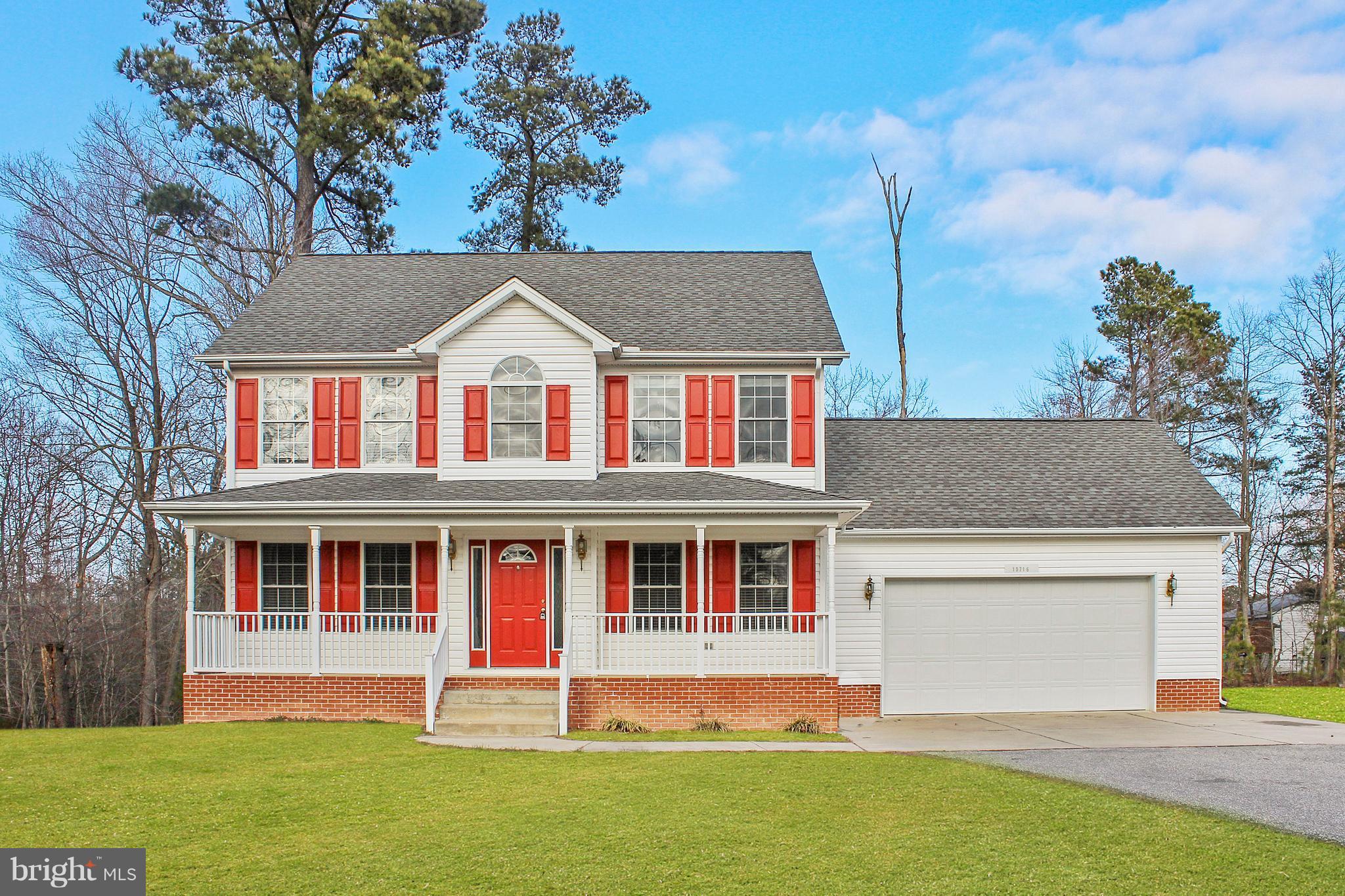 SPARKLES with NEW PAINT & CARPET! This open colonial floor plan offers a large family room with a fireplace, tons of kitchen space that leads to an over sized deck, and an unfinished basement!  Shows like new.  NO HOA. 100% Financing available through USDA & VA for those that qualify!