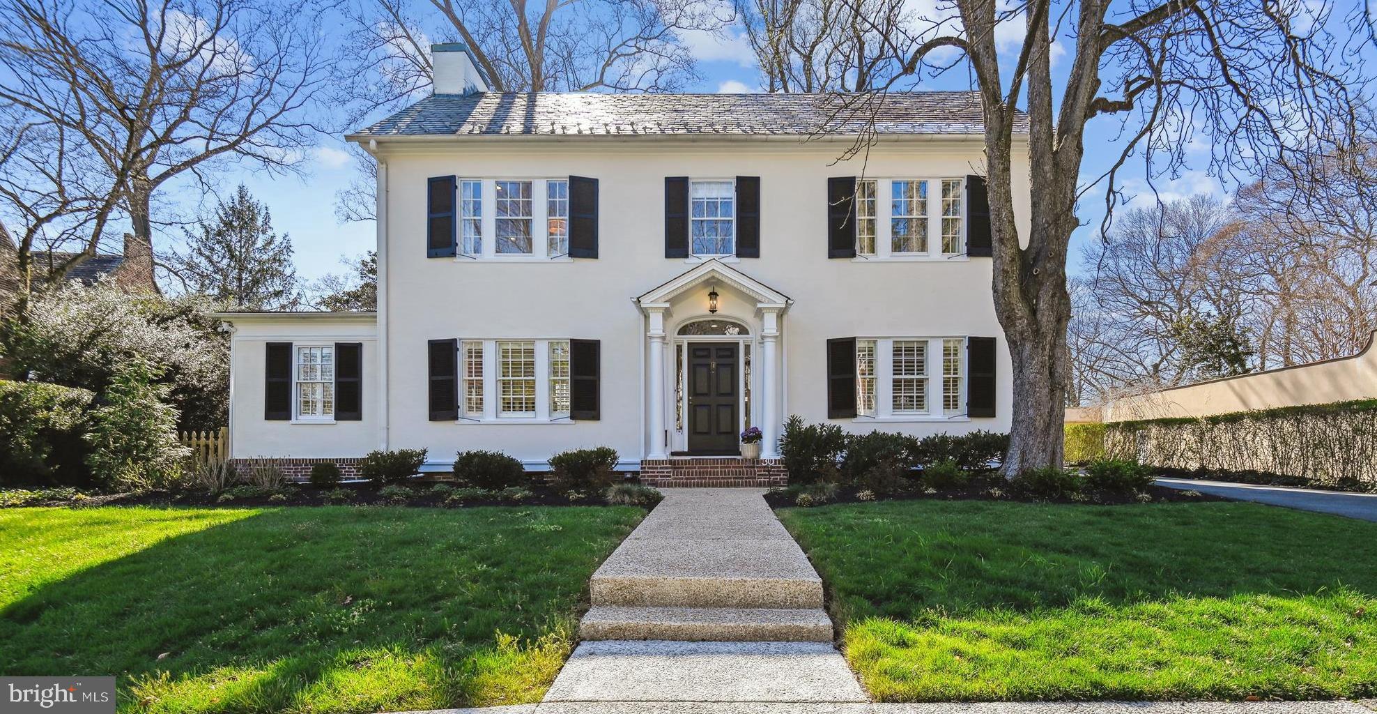 Sophisticated 5 Bedroom, 4.5 Bathroom Georgian colonial on premier street in Guilford. Masterfully designed by designer Patrick Sutton,  this meticulous 2022 restoration  offers timeless elegance with modern luxury.  Gorgeous gourmet kitchen with island seating and Viking appliances opens to family room with space for casual living and casual dining. An elegant living room with fireplace features two sets of French doors that open to a formal dining room.  Private study with built-in bookcases can be used as an office or den.  A spacious primary ensuite includes a sitting area and luxuriously appointed spa bath adjacent to an impressive dressing room.  Another ensuite bedroom is on the second floor as well as a convenient second floor laundry room with custom cabinetry and sink. There are two additional bedrooms and a full bathroom on the third level.  All bathrooms are exquisitely updated. The expansive lower level features and entertaining area, movie room, convenient mini kitchen w/dishwasher, ice maker and refrigerator. There is an additional bedroom and full bathroom.  Enjoy the professionally landscaped backyard with private patio and saltwater pool .  A perfect oasis for relaxation.  This home offers an amazing preservation of architectural details:  custom millwork, crown molding, tray ceilings, refreshed hardwood floors, high ceilings, custom raised paneled doors.  Located within walking distance to schools, restaurants, parks and Sherwood Gardens. This home is a rare find with all the amenities for a discerning home owner.
Updates Include: 2022 3 zone HVAC,  gas furnace, gas water heater, electrical & plumbing updated throughout, custom window treatments, custom closets. 2023 saltwater pool renovation: resurfaced w/ Pebble Tech, new vacuum system & light, outdoor speaker system and lighting, added hardscape & landscaping around the pool.  New garage door, epoxy flooring & wall storage system. Juice Box electric car charger.