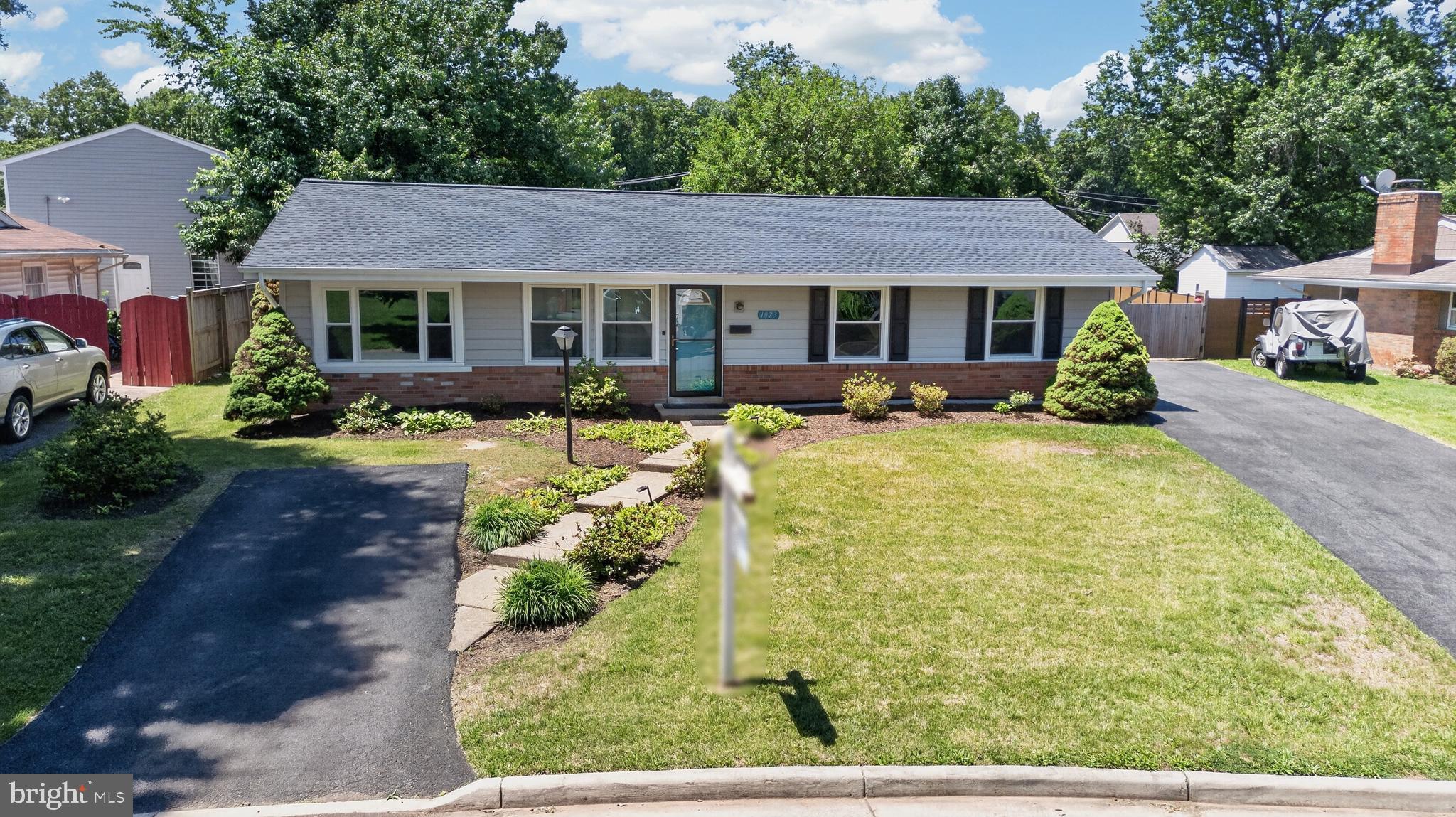 Welcome home to one of the largest one-level living homes in Sterling Park, offering nearly 1,900 square feet, 4 bedrooms, 2 full bathrooms, and an exceptional combination of indoor comfort and outdoor living on a spacious ¼-acre lot.

This beautifully maintained home features a detached two-car garage, oversized driveway, and a large fully fenced backyard complete with a private playground, patio, and pergola—perfect for entertaining, summer cookouts, family gatherings, or simply enjoying your own outdoor retreat.

Inside, you'll find a thoughtfully updated home highlighted by a stunning kitchen renovation completed in 2014. The kitchen was completely gutted to the studs and redesigned with custom Amish-made cabinetry, granite countertops, updated lighting, and an improved layout that also expanded the laundry room. Durable LVP flooring was installed throughout the main living areas and bedrooms in 2018, and the entire interior was freshly painted in 2026.

Major system updates provide peace of mind, including a new roof installed in 2025 with extensive plywood replacement, new gutters (2025), replacement windows (2015), siding (2015), water heater (2018), driveway (2020), HVAC system (2012), and electrical panel replacement (2008). Additional improvements include a fully renovated hall bathroom (2022), refrigerator (2023), dishwasher (2020), washing machine (2022/2023), dryer (2024), and updated lighting and ceiling fans in the kitchen and family room (2021).

Location is hard to beat! Enjoy the convenience of being able to walk to shopping, restaurants, and everyday amenities, while also being just steps from the W&OD Trail, offering miles of walking, running, and biking opportunities right outside your door.

Move-in ready and loaded with updates, this rare Sterling Park gem offers the space, lot size, and one-level living that are increasingly hard to find. Don't miss your opportunity to make it yours!

Pictures will be available 6/3
Tours start on 6/4