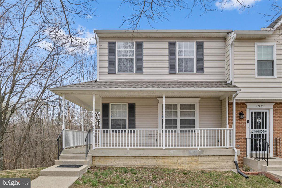 MULTIPLE OFFERS RECEIVED! OFFER DEADLINE TUESDAY, MARCH 18TH AT 12PM. 

This home qualifies for 100% financing PLUS a $5,000 GRANT! Credit Score 620+. Ask about it!

Discover the perfect blend of comfort and convenience in this charming end-unit townhome located in the desirable Rosedale Estates community of Fort Washington. This three-level, 1,850 sq. ft. home offers a spacious layout with 3 bedrooms, 2 full baths, and 1 half bath.

The main level features a bright and airy floor plan, including a formal dining room, a large living room with a bay window, and sliding glass doors leading to a private deck—perfect for outdoor relaxation. As you enter the foyer, you'll find a convenient powder room to the right. The dine-in kitchen is flooded with natural light from multiple windows and offers ample pantry space, making meal prep and storage a breeze.

Upstairs, the spacious primary bedroom boasts an adjoining bath, providing a peaceful retreat. Two generously sized bedrooms and a well-appointed hall landing separate them, creating a functional and private upper level.

The walkout lower level is a true highlight, featuring a large recreation room with a fireplace, a full bath, and a separate laundry room. The sliding doors open to the backyard, offering additional outdoor space and easy access for entertaining or relaxation.

Situated on a corner lot, this home offers extra privacy with a wrap-around front porch and a backyard that backs to serene woods. Located just minutes from National Harbor, MGM, Tanger Outlets, Rosecroft Raceway, and Washington, DC, this home also provides easy access to I-495, I-295, and the Woodrow Wilson Bridge to Alexandria, VA.

Enjoy the best of both indoor and outdoor living in this well-maintained, move-in-ready home. Don’t miss out—schedule your showing today!