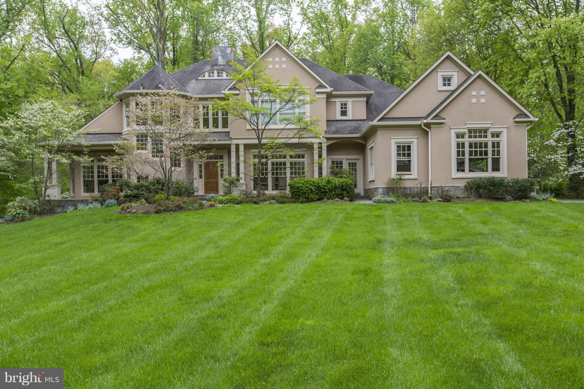 Amazing new price!  On 2.89 acres in Bethesda, a wonderful 5BR/6BA home offering approx. 7000 finished SqFt w/ two-story foyer, open floor plan, large gourmet kitchen. Beautiful Master Suite w/ private balcony and 3 walk in closets. 3 car garage, mudroom w/ powder room. Huge walk-out finished basement w/ sauna. Endless wooded views offering privacy & relaxation at the end of a quiet street!