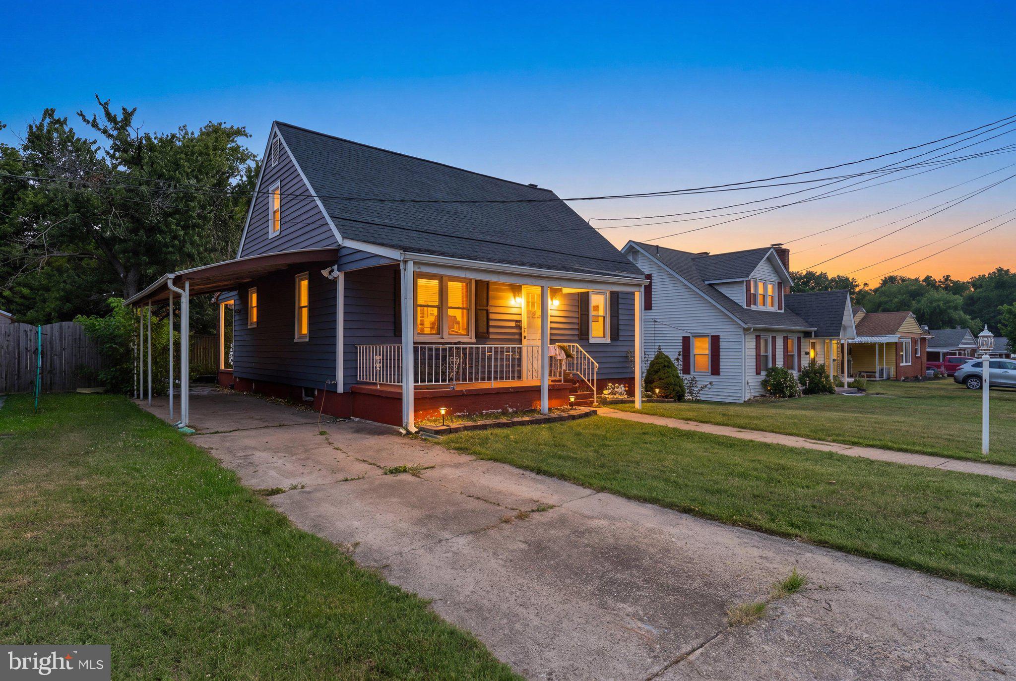 Set in the water-privileged Riviera Beach community with no HOA, this three-level Cape Cod offers over 1700 finished square feet of comfortable, well-laid-out living space. Built in 1950 and full of character, the home features 3 bedrooms and 1.5 baths. The main level welcomes you with hardwood floors, a bright living room, and a spacious eat-in kitchen with stainless-steel appliances — plus a screened porch just off the kitchen, perfect for morning coffee or relaxing evenings. Two bedrooms sit conveniently on the main level, while the upper level offers a private owner's retreat. Downstairs, a finished 400-square-foot lower level adds a versatile rec room and a half bath, ideal for a family room, home office, or guest space. Outside, enjoy a fully fenced backyard, an attached 2-space carport, and off-street parking. Comfortable year-round with forced-air heat and central A/C, and served by public water and sewer. Best of all, community water access puts the Patapsco River and boating within easy reach. Zoned for Riviera Beach Elementary, George Fox Middle, and Northeast High, and just minutes from Route 100 for an easy commute to Baltimore and Fort Meade. A move-in-ready home that blends classic charm, functional space, and an unbeatable waterfront-community location.