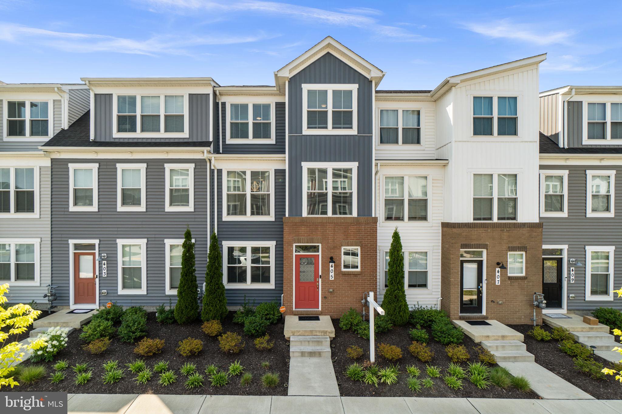 Welcome to this beautifully maintained townhome in Frederick's highly desirable Waverley View community! Thoughtfully designed for comfortable everyday living and effortless entertaining, this spacious home offers 3 bedrooms, 3 full bathrooms, and 1 half bathroom, providing plenty of room for family and guests. The heart of the home is a stunning modern kitchen featuring a large center island, stainless steel appliances, eat-in kitchen, abundant cabinet space—perfect for meal preparation, casual dining, or gathering with friends and family. This move-in-ready home also features a fully finished walkout lower level, offering flexible living space;  includes a full bathroom.