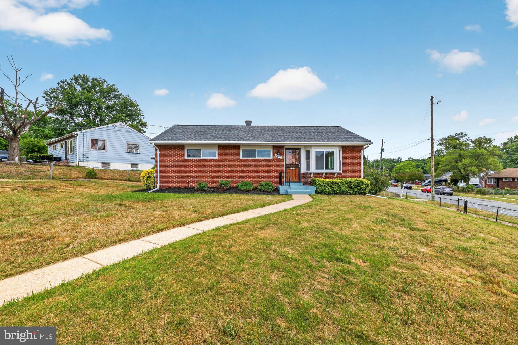 COMING SOON! Renovated top to bottom. This one is a gem. New roof, windows, AC, Bath, Kitchen and much more. This beautifully renovated 4-bedroom, 2-bathroom ranch-style home in District Heights showcases exceptional craftsmanship and unique design elements. Originally built in 1953, the property underwent a major renovation in 2026, enhancing its architectural appeal while preserving its classic charm. The fully finished basement offers additional living space, perfect for entertainment or relaxation. Gleaming hardwood floors flow throughout the main level, creating a warm and inviting atmosphere. The open layout maximizes natural light, highlighting the home's thoughtful design. Set on a generous 0.22-acre lot, the exterior features ample parking with a driveway and on-street options. This residence combines modern updates with timeless style, making it a standout choice for those seeking quality and comfort in a desirable neighborhood. Experience the perfect blend of elegance and functionality in this remarkable property.