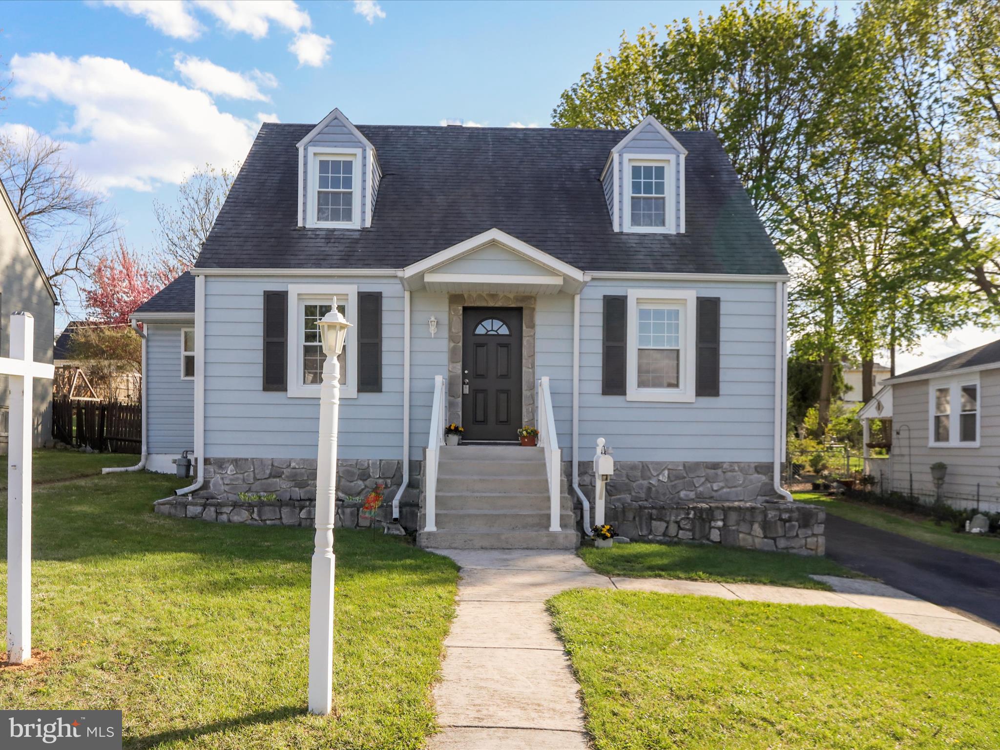 Move In Ready Cape Cod with numerous RECENT UPDATES .  New Luxury Vinyl in Kitchen and totally updated  main level full bath. Hardwood floors in living room and main level bedrooms. Upstairs  Primary Bedroom  including sitting room & updated with luxury vinyl & updated half bath. Recently repainted throughout. Garage includes an UPPER LEVEL WORKSHOP with electric &  new composite decking stairs. There is also a shed and an open area shed that would be perfect as a garden shed.  Deck off back of house has new composite decking. Basement has new luxury vinyl on the finished side. GAS hot water replaced last month.