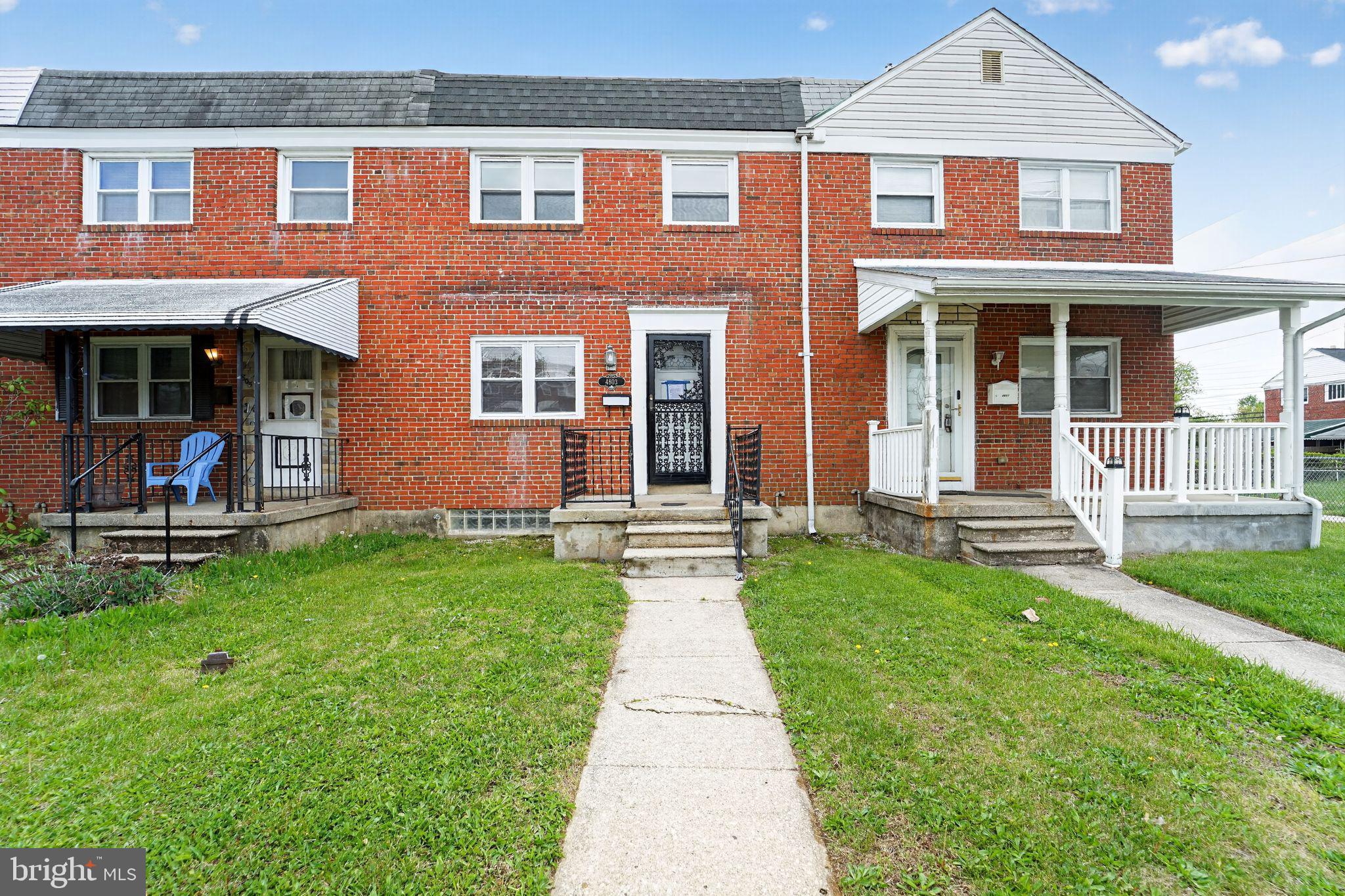 Welcome to 4803 Aberdeen Ave, a beautifully renovated brick townhome featuring stylish updates and versatile living space throughout. The bright open-concept main level offers recessed lighting, fresh neutral paint, and durable flooring across the spacious living and dining areas, flowing into an updated kitchen with gray shaker cabinets, stainless steel appliances, subway tile backsplash, and a breakfast bar. Upstairs, you’ll find 3 bedrooms with ceiling fans, and updated bathrooms with modern finishes, while the finished lower level provides flexible space for a family room, home office, gym, or guest area and 1 bedroom with a full bathroom. Outside, enjoy a fully fenced rear yard with a private parking pad, all conveniently located near major commuter routes, shopping, dining, and everything Baltimore has to offer.
