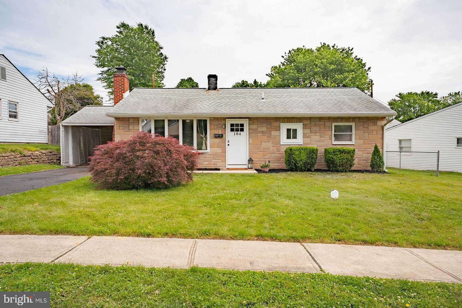 Beautifully updated single-family home offering the ease and convenience of one-floor living in the highly desirable Pennsbury School District. This move-in ready home features 3 bedrooms and 1 fully updated bathroom, along with a stunning new kitchen complete with one-year-new appliances. Neutral paint colors and updated flooring throughout create a bright, modern feel that complements any style.
Filled with lots of natural light, the home features a beautiful bow window in the living room, creating a warm and inviting space. The spacious living area is highlighted by a cozy gas fireplace with elegant neutral stone surround. Enjoy year-round comfort with central A/C and natural gas heat.
Outside, you'll find a great-sized yard perfect for entertaining, gardening, or relaxing, along with a convenient carport and storage shed for extra storage needs. Low taxes add even more value to this exceptional property.
A perfect blend of comfort, updates, affordability, and convenience — don’t miss this opportunity!