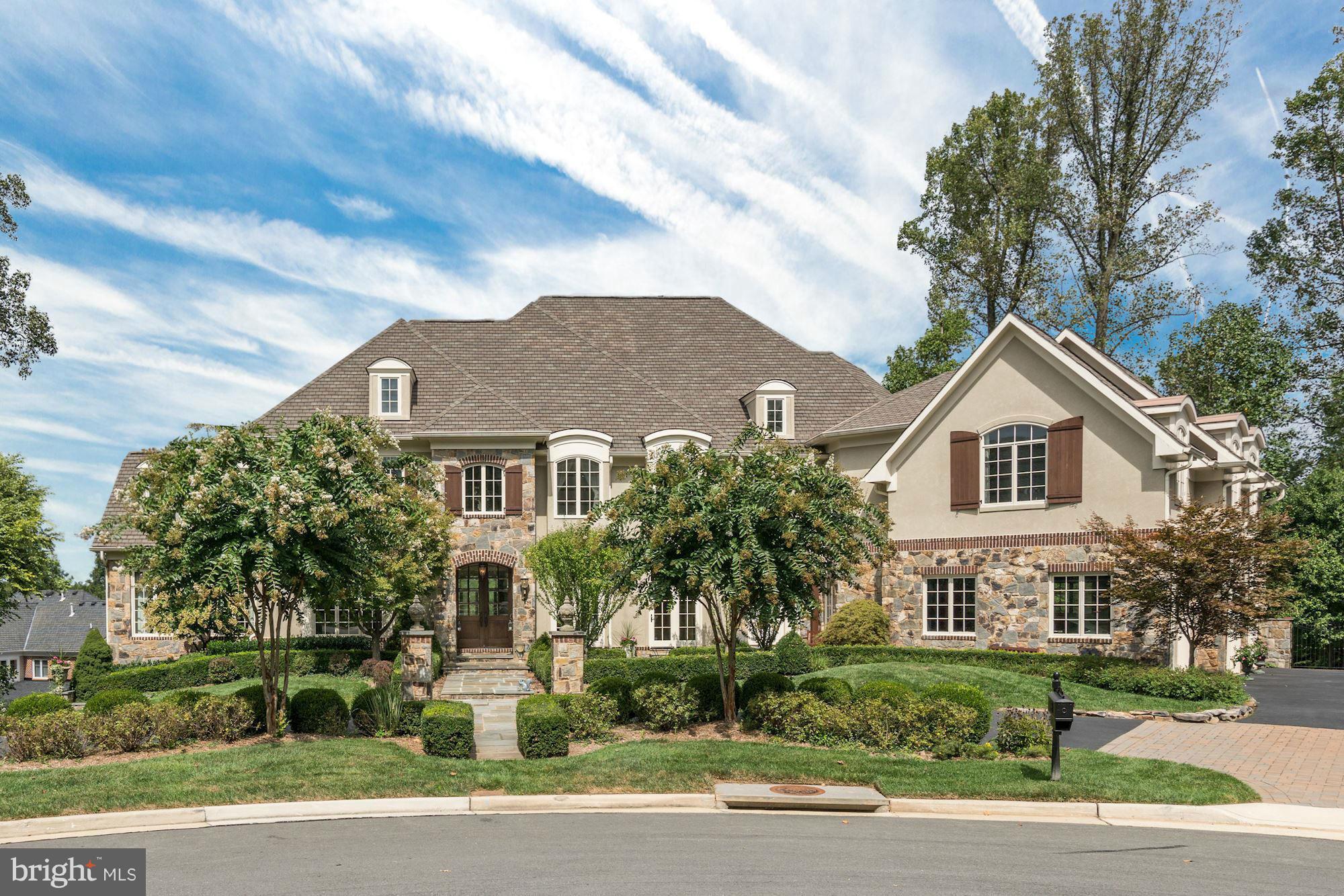 Spectacular custom-built French country residence in highly desirable Reserve community.Flowing layout w/ designer finishes throughout, gourmet kitchen, expansive master suite with fireplace, sitting room & luxurious master bath, walkout lower level w/ rec room with wet bar, exercise room & home theater. Backyard offers a pool, spa and beautiful hardscaping. Circular driveway & 3-car garage.