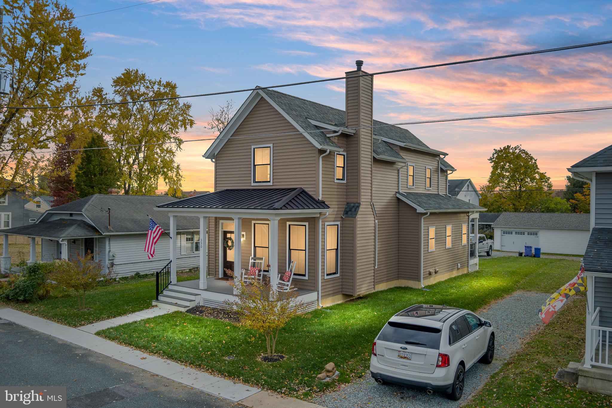 On the North side of the Canal, imagine sipping your morning coffee on the expansive front and back decks of this custom-built home.  Located within walking distance of the highly desirable C & D Canal waterfront trail, this home offers access to one of Maryland's most scenic and walkable spots- perfect for biking, jogging, or a leisurely stroll.  Walk to dinner at the beloved Schaeffer's Canal House Restaurant, just a short and scenic stroll away.  Whether you're entertaining or relaxing, you'll fall in love with this city! 
As you approach this home, you'll notice a custom design home, built by well-known Avalon Custom Builders.  This builder delivers excellence in custom design, elevated functionality with uncompromising construction quality and materials.  As you drive up to home, a beautiful, no maintenance front sitting porch relies on durable, weather-resistance materials and intentional design choices to create welcoming and comfortable outdoor room with minimal upkeep.  Upon entering the home thru the custom solid artesian front door, you are greeted by a beautiful accent wall of shiplap featuring a gas fireplace and an open kitchen complete with custom-made butcher block island with two hanging pennant lights.  The kitchen boasts Century soft-touch close cabinets, porcelain farmhouse kitchen sink, Quartz countertops with a herringbone backsplash.  Ther is a large first floor primary bedroom with a huge closet and a luxurious primary bath with double sinks, radiant heated custom-tiled flooring and a large soaking tub.  The primary bedroom has a custom wood door leading to the well-designed back porch complete with ceiling fans. The laundry area is on the main level along with a well-appointed half bathroom. 
The HVAC has two systems: Carrier 92% gas furnace with 15 seer condensers, the second-floor system is also a 15-seer heat pump.  Hot water heater is a Navian 240S tankless system, there is also a fire suppression system installed per State of Maryland that includes holding tanks and pump located in the crawlspace.   
Whether you're looking for a full-time residence or a peaceful weekend escape, this home offers the ultimate coastal lifestyle with easy access to Philadelphia, Southern PA, NJ, and Delaware.  Don't miss your chance to own this one-of-a-kind coastal haven.  Homes like this don't come around often-schedule your private showing today or stop by the open house before it's gone!