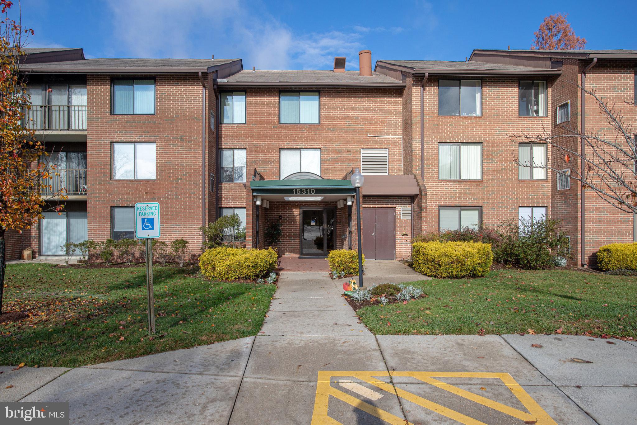 Spacious 2 bedrooms,  2 baths condo in Leisure World community of 55+ with lots of amenities and beautiful view of greens.  Laminate floors throughout, light-filled table space kitchen with view of the green space.  Full size in unit washer (New) and dryer plus storage cabinets in the spacious laundry room. Sunroom with the beautiful view to enjoy your morning coffee.  The condo fee includes: Heat, electricity, water, sewer, cable TV, Internet, trash , elevator, security and all of the amenities.  Membership is available for the 18- hole golf course, walking and biking trail, indoor and outdoor pools, club houses, and restaurants one assign parking space and storage unit.  Transportation to Leisure World Plaza with Giant, bank , etc...